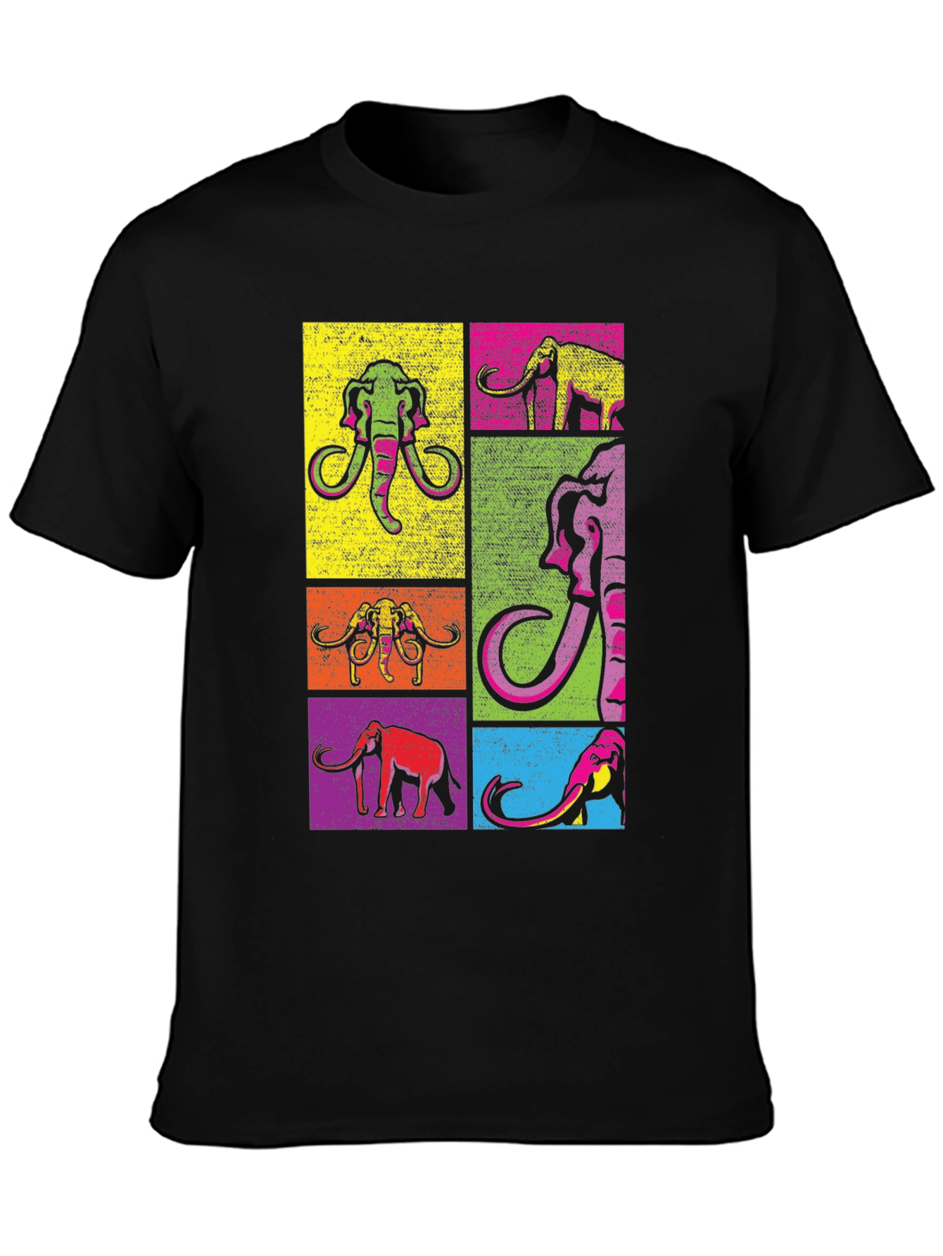 Retro Elephant Pop Art T-Shirt