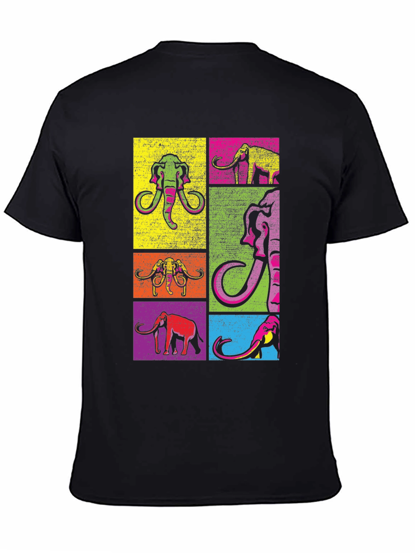 Retro Elephant Pop Art T-Shirt