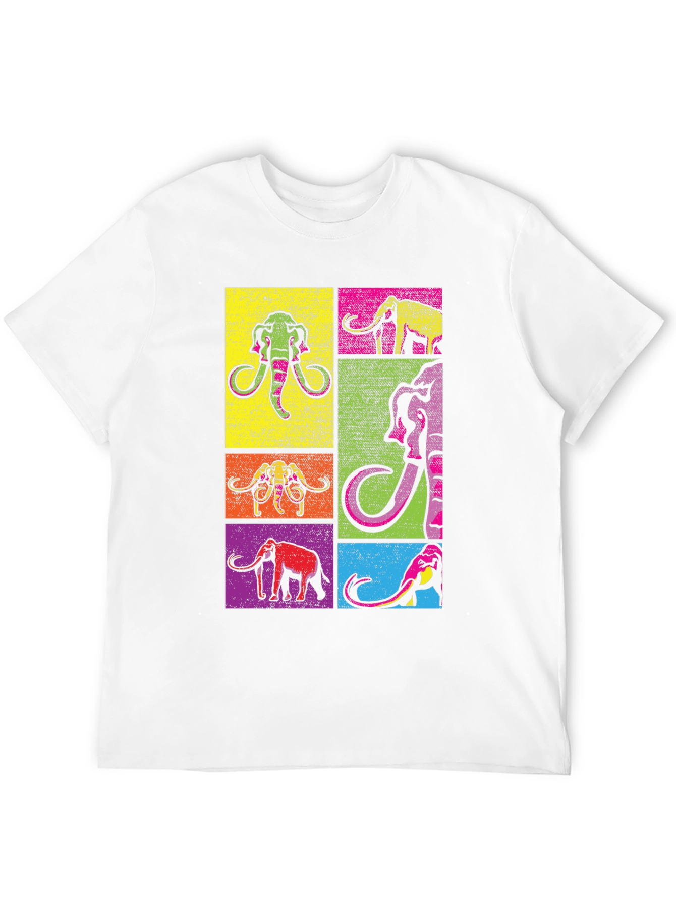 Retro Elephant Pop Art T-Shirt