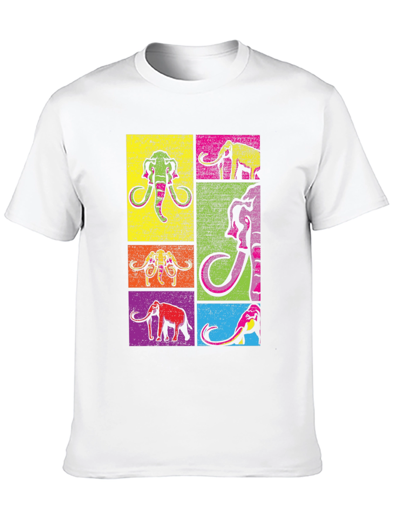 Retro Elephant Pop Art T-Shirt
