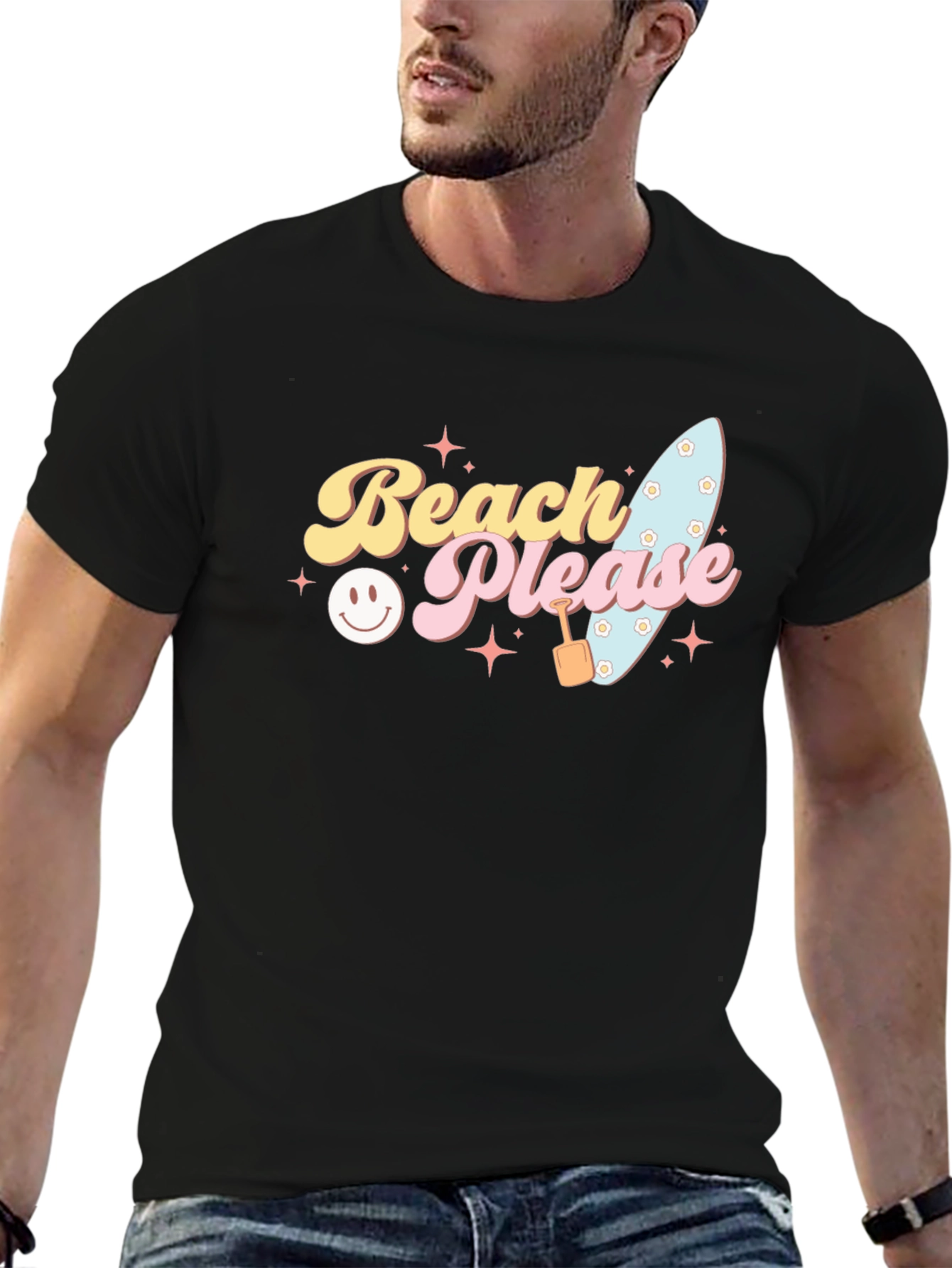 Beach Please Graphic T-Shirt - Summer Fun!