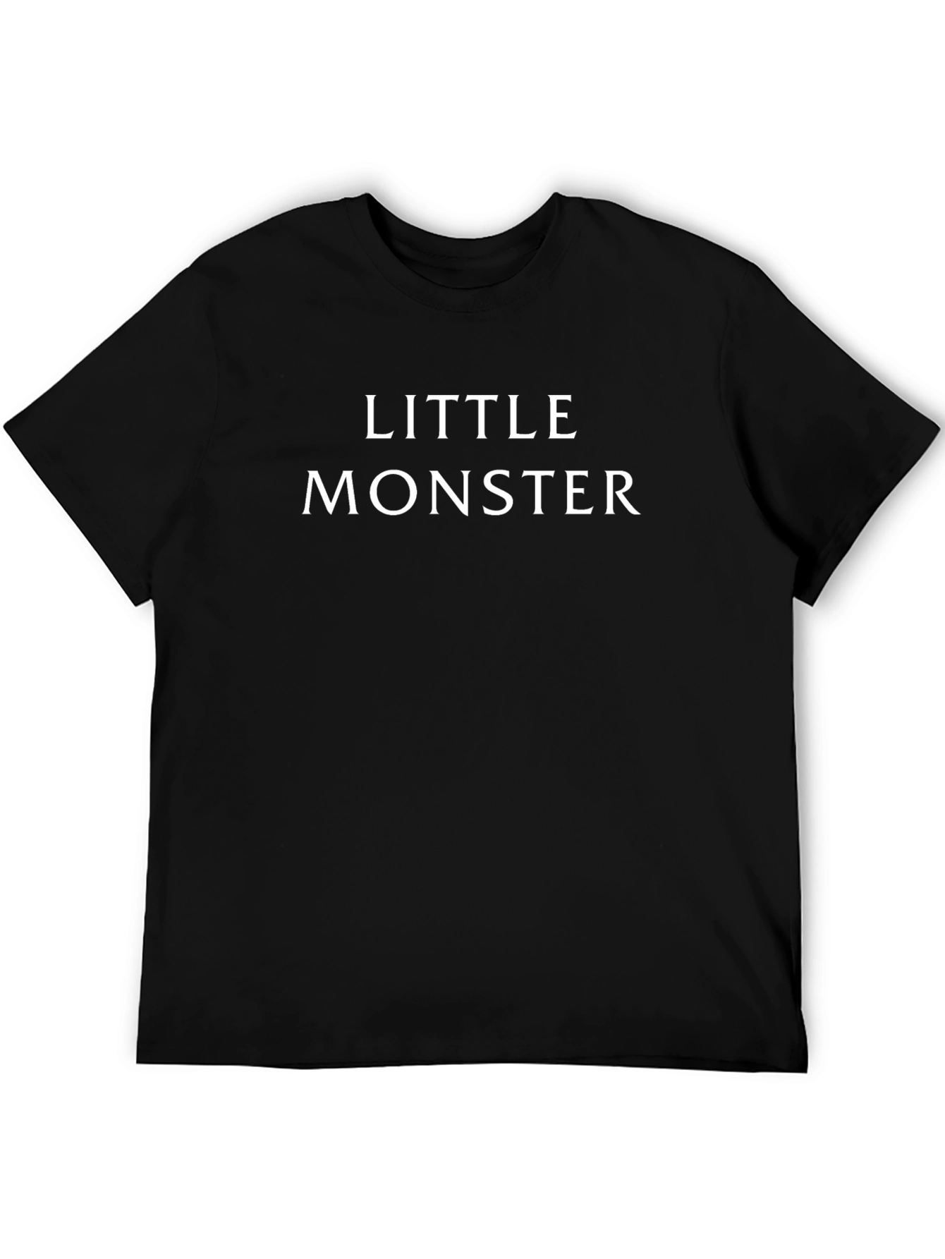 Little Monster Black Graphic Tee