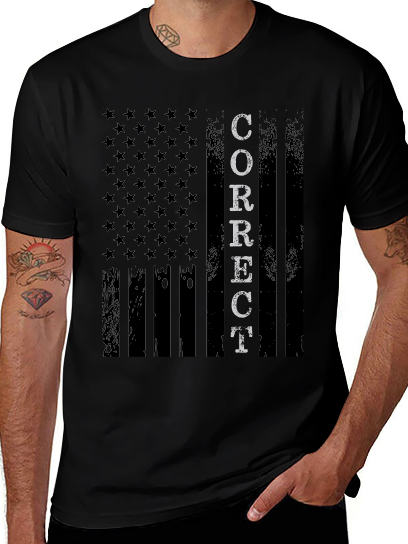 Correct American Flag T-Shirt