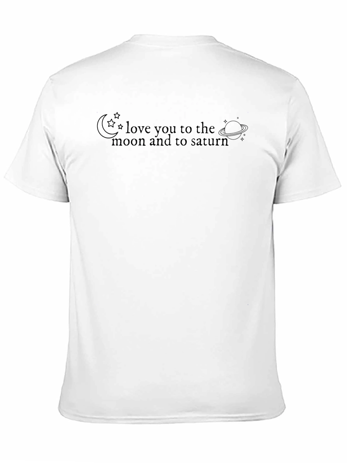 Love You To The Moon Saturn Graphic Tee