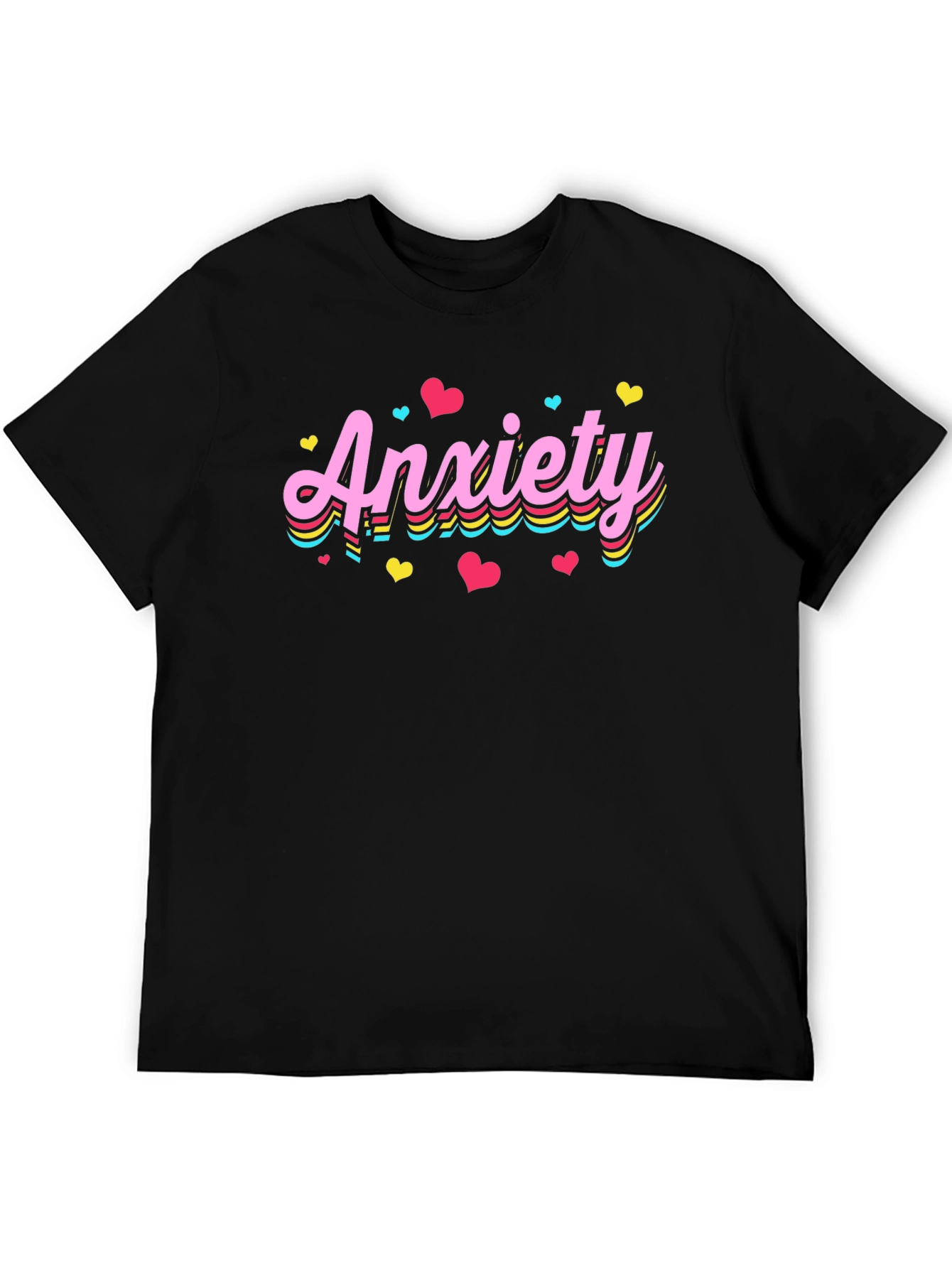 Anxiety Graphic Tee - Stylish Comfort