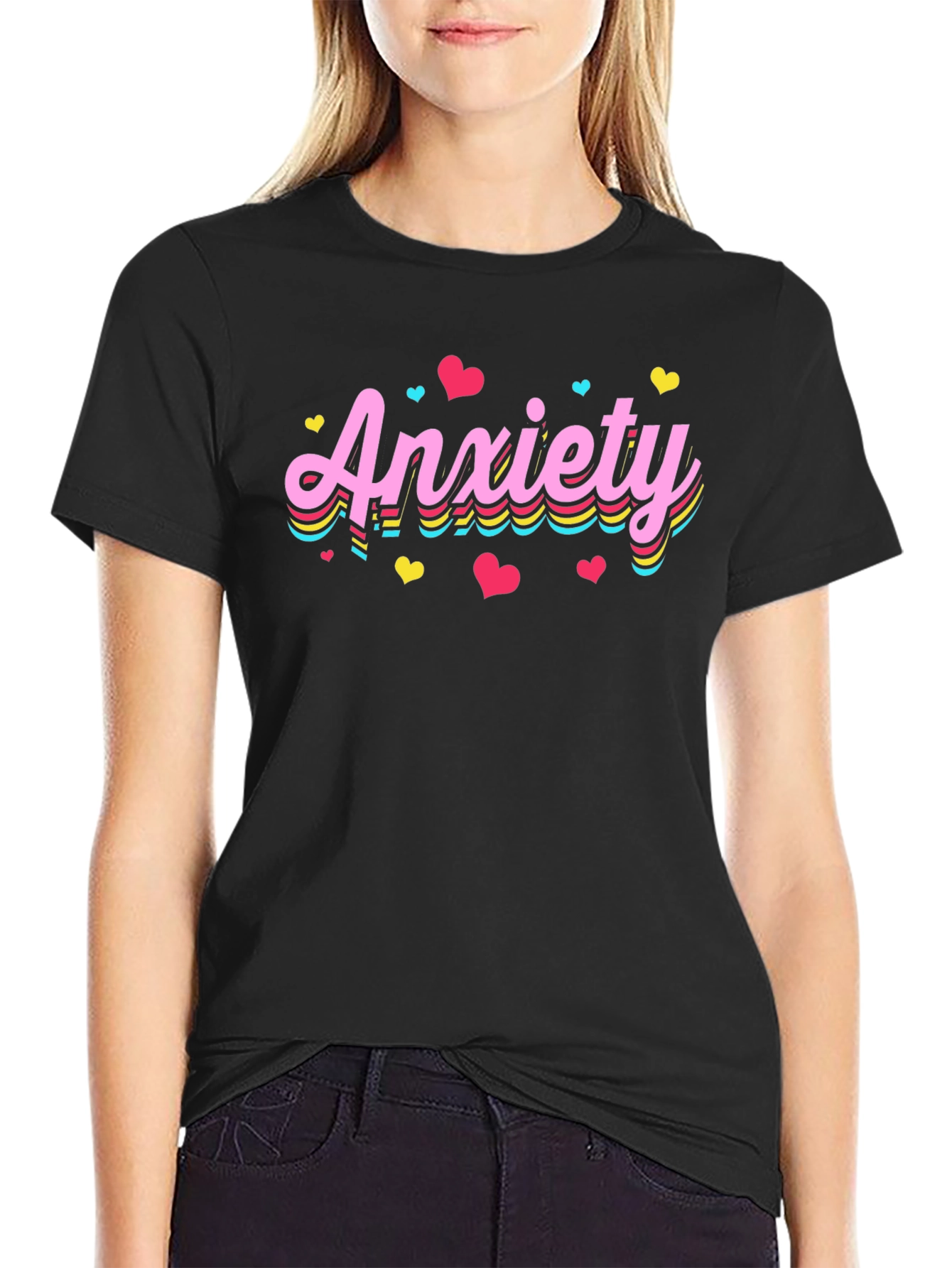 Anxiety Graphic Tee - Stylish Comfort
