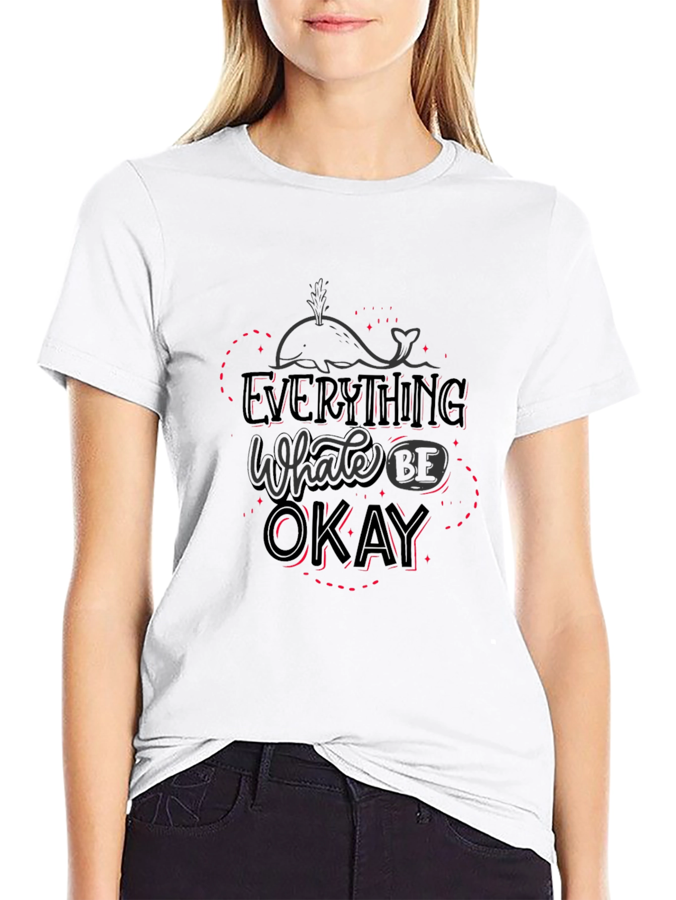 Everything Whale Be Okay Graphic T-Shirt