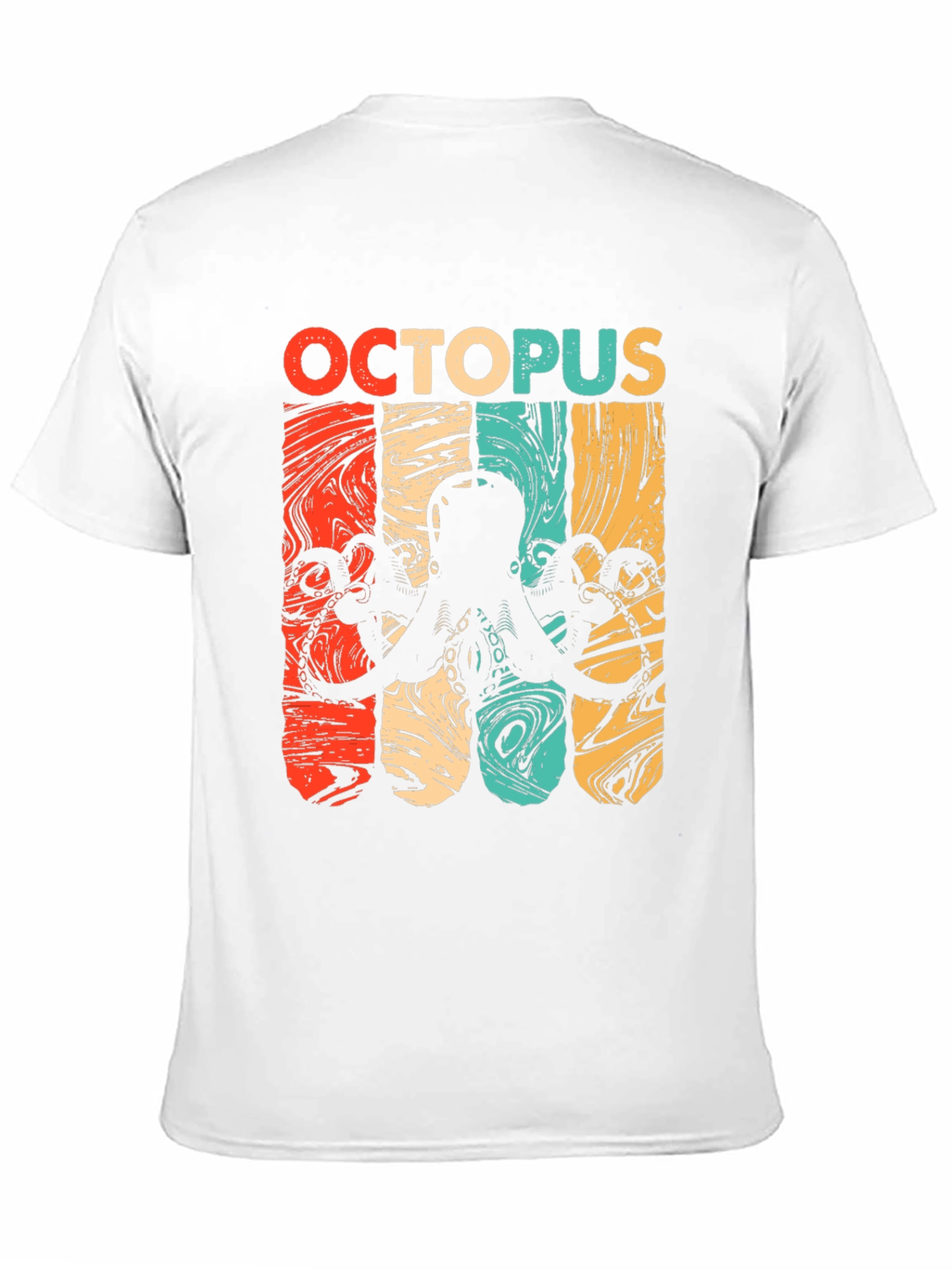 Retro Octopus Graphic T-Shirt - Cool Marine Life Tee