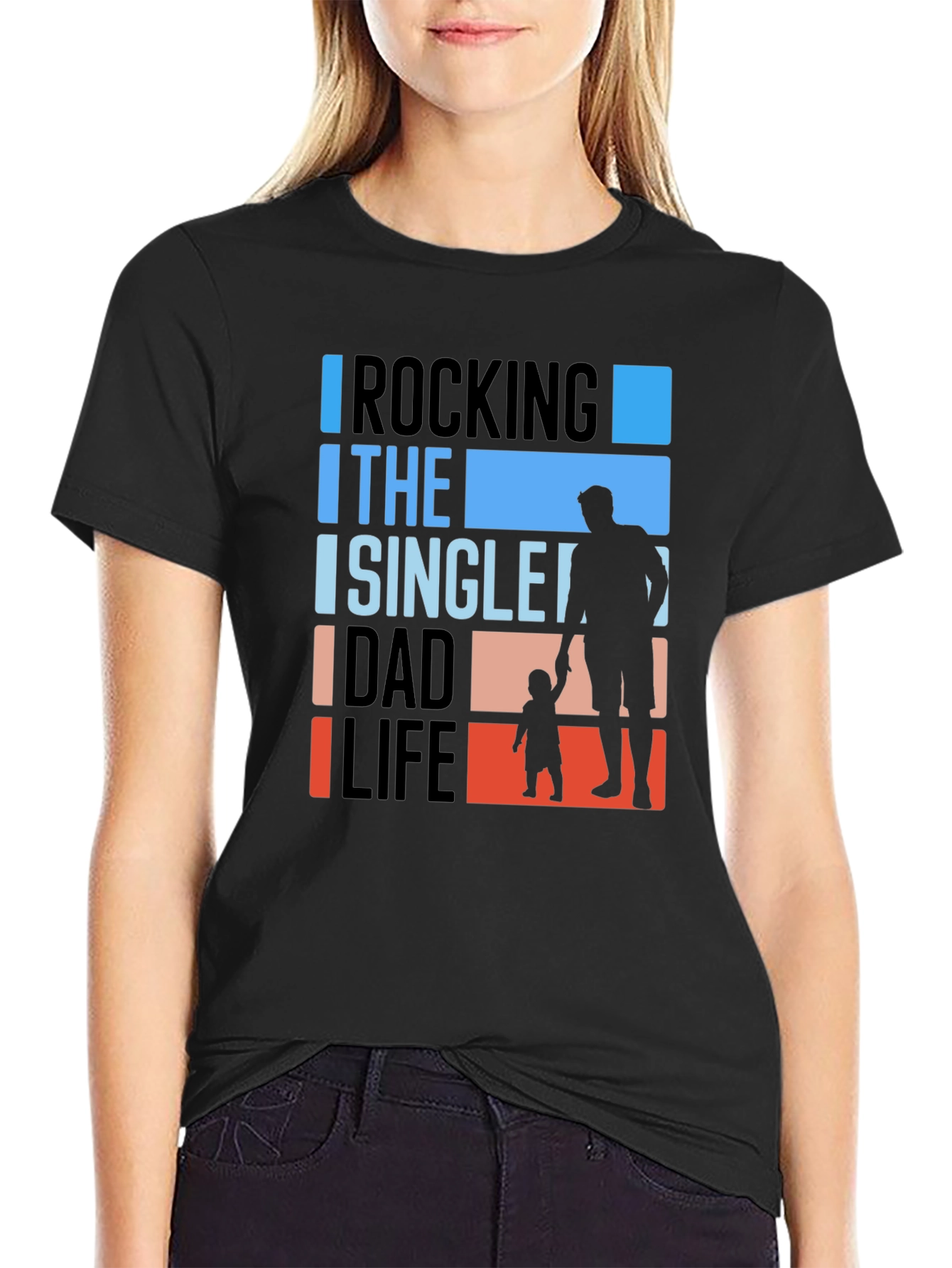 Rocking The Single Dad Life Graphic Tee