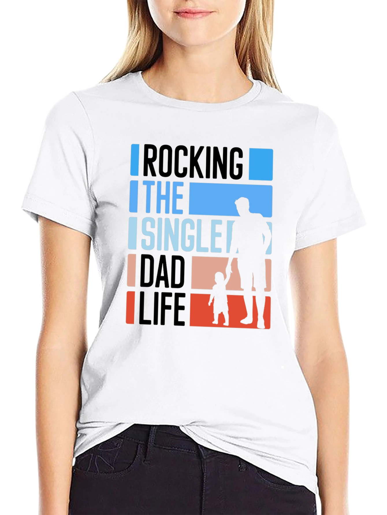 Rocking The Single Dad Life Graphic Tee