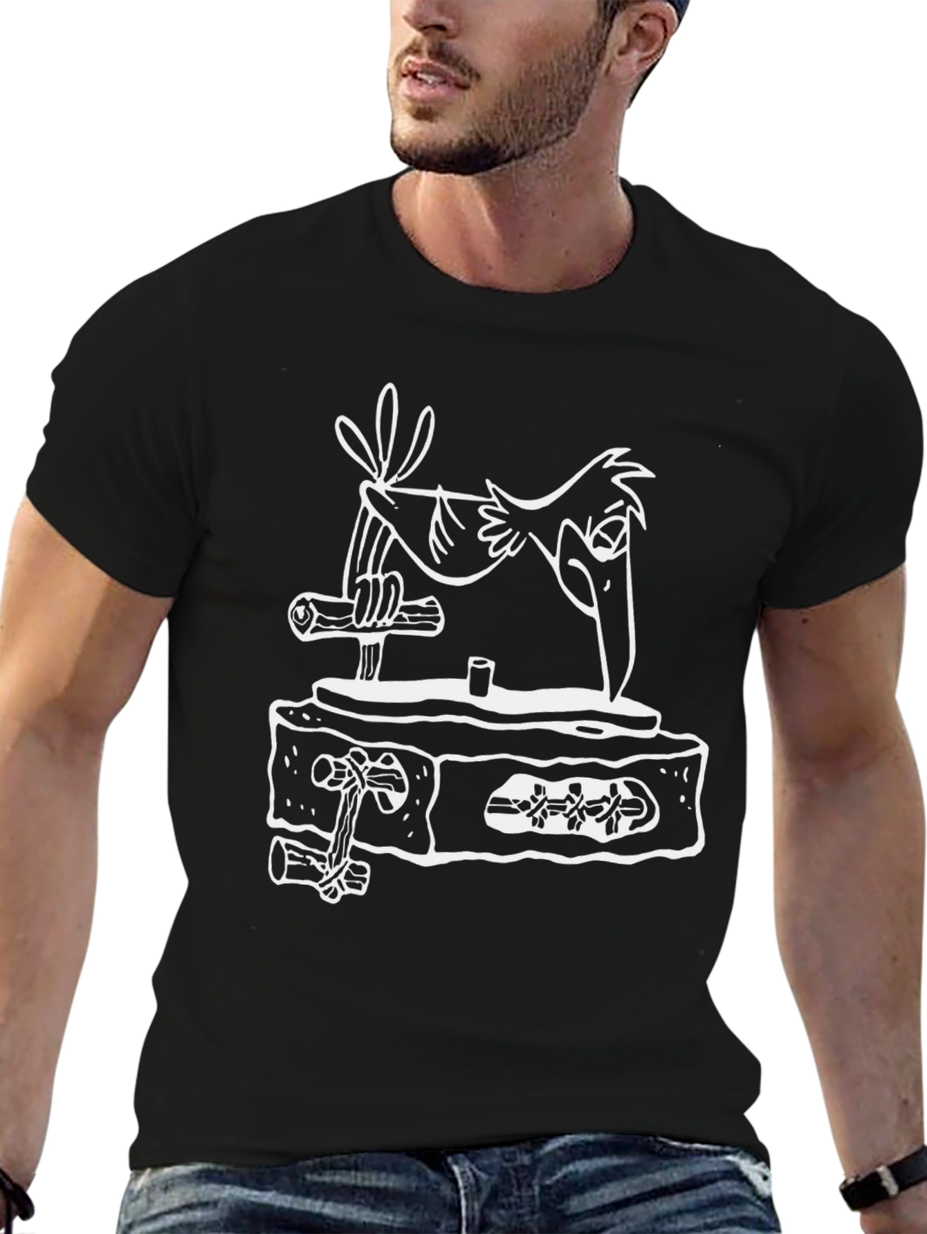 Funny Cartoon Woodpecker T-Shirt