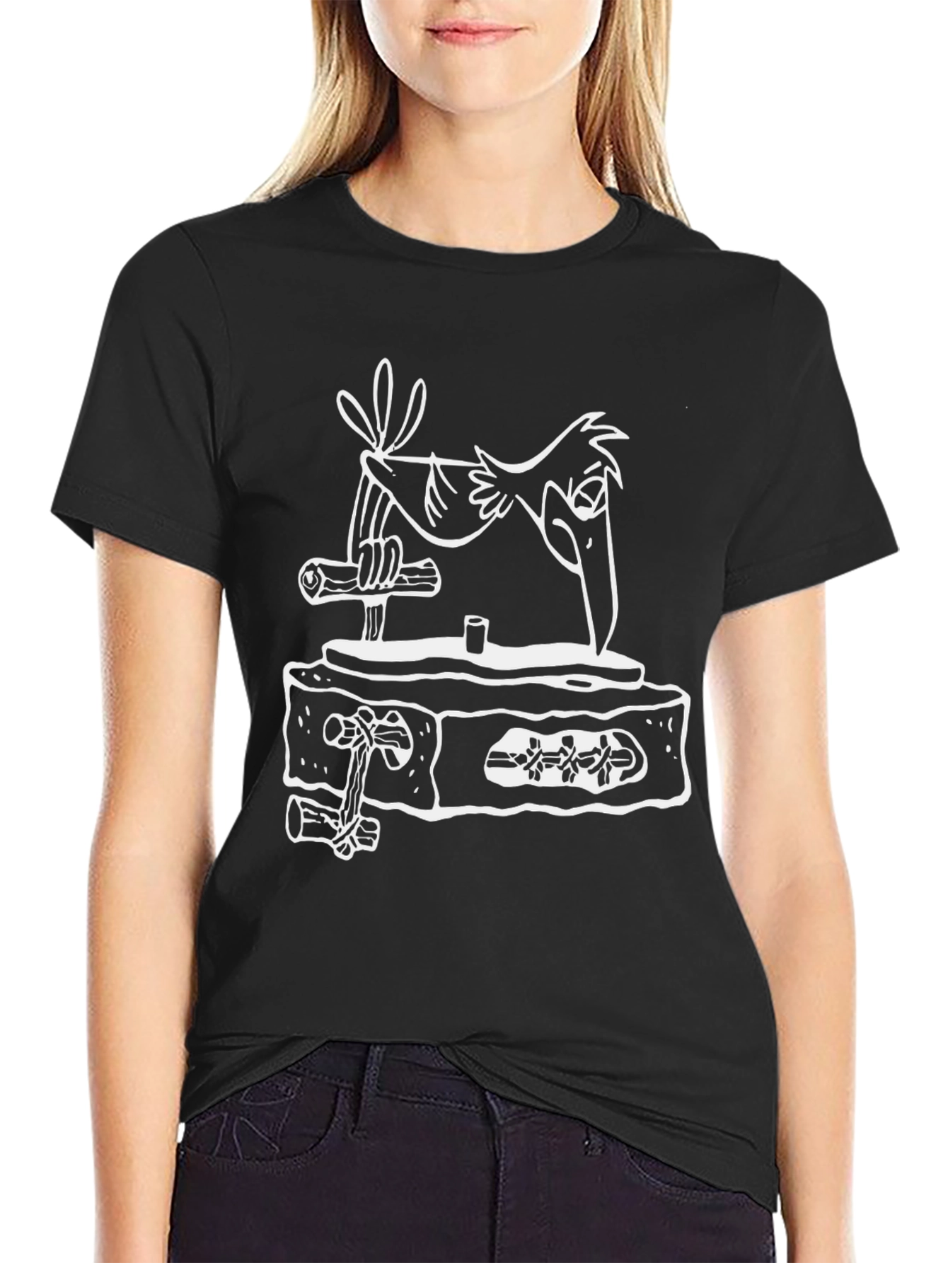 Funny Cartoon Woodpecker T-Shirt