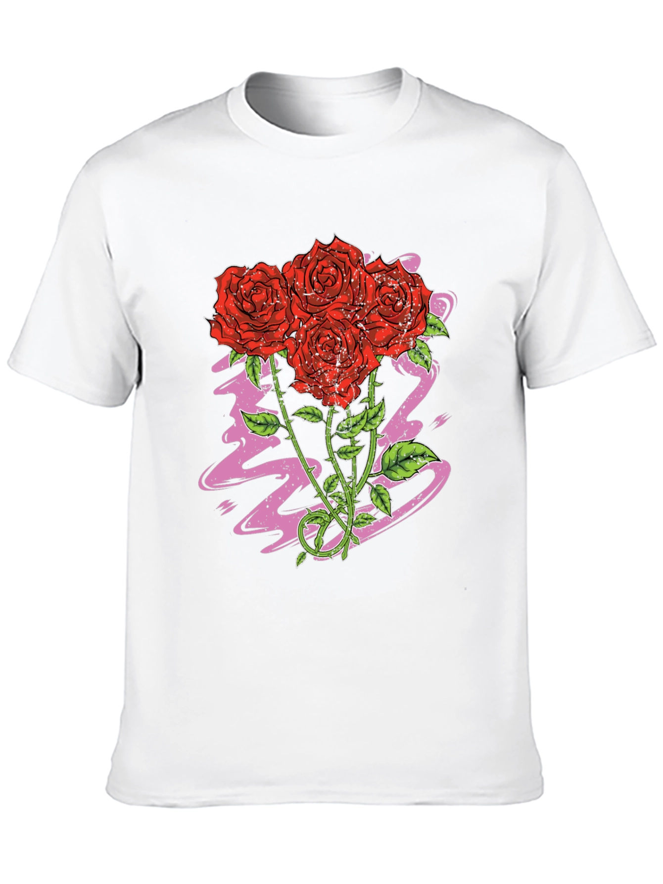 Rose Graphic Tee - Classic Black