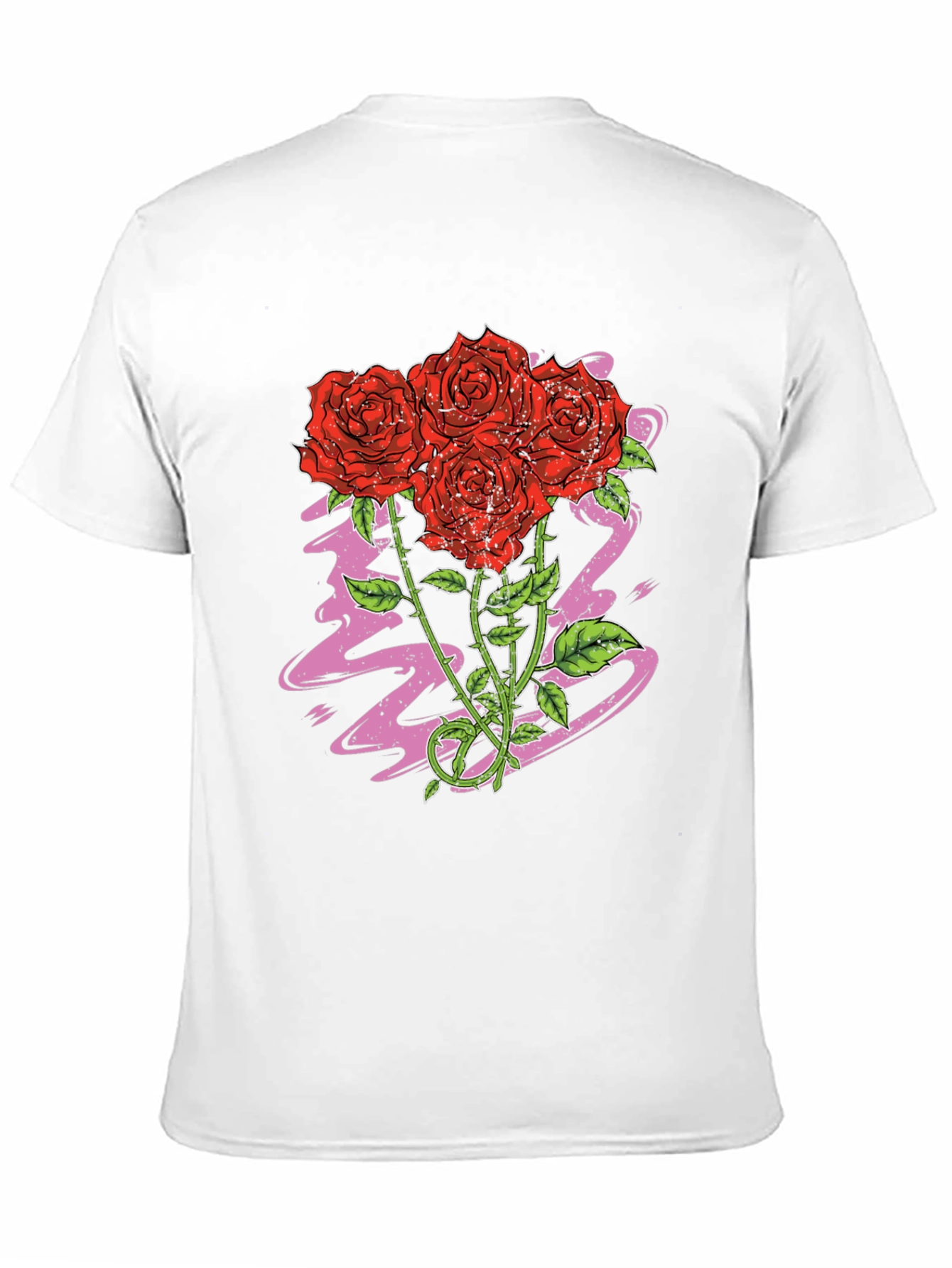 Rose Graphic Tee - Classic Black