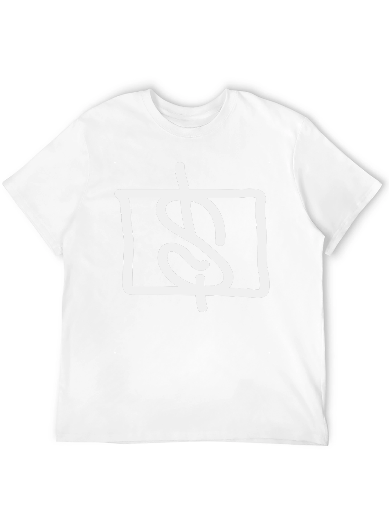 Modern Graphic Tee - Dollar Sign in Square