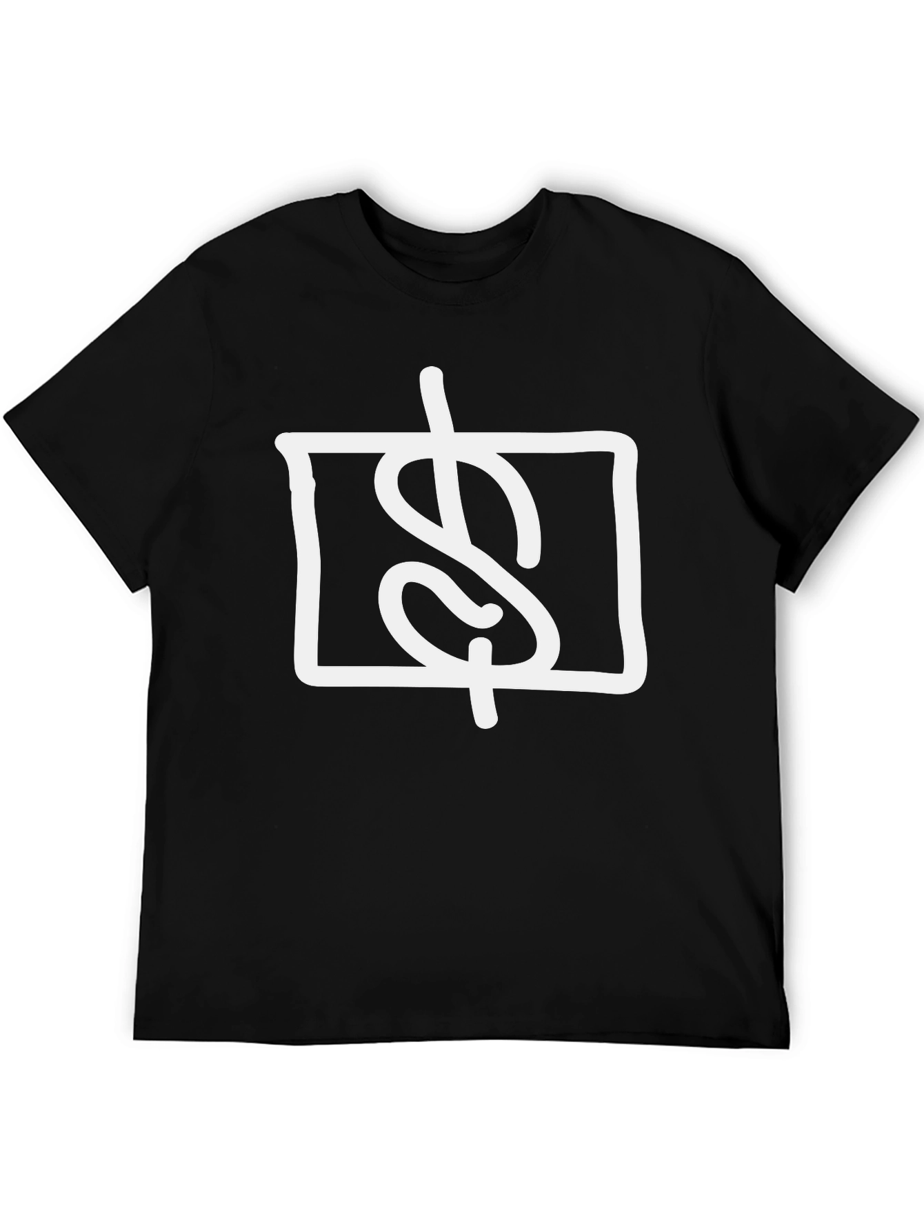 Modern Graphic Tee - Dollar Sign in Square