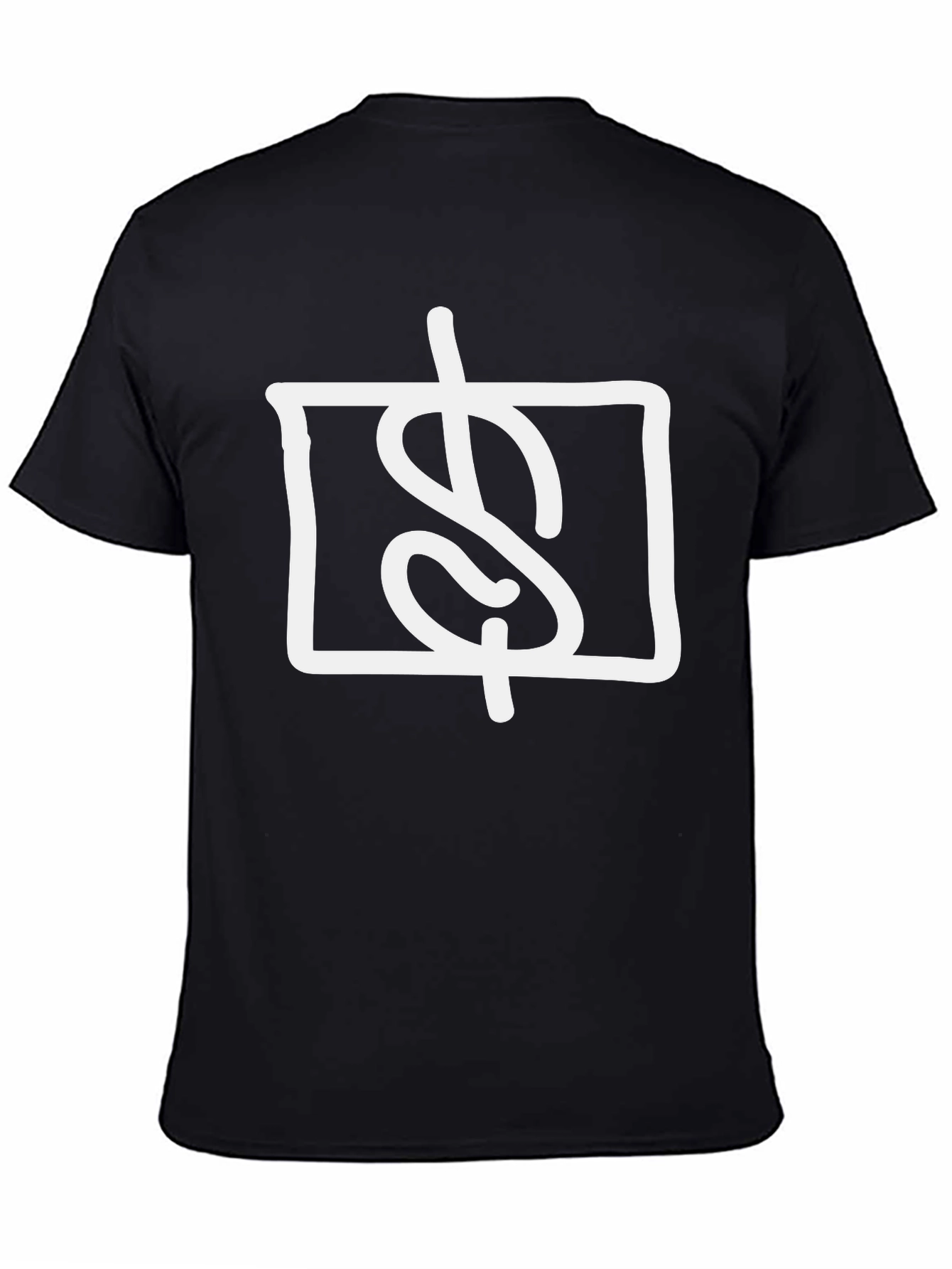 Modern Graphic Tee - Dollar Sign in Square