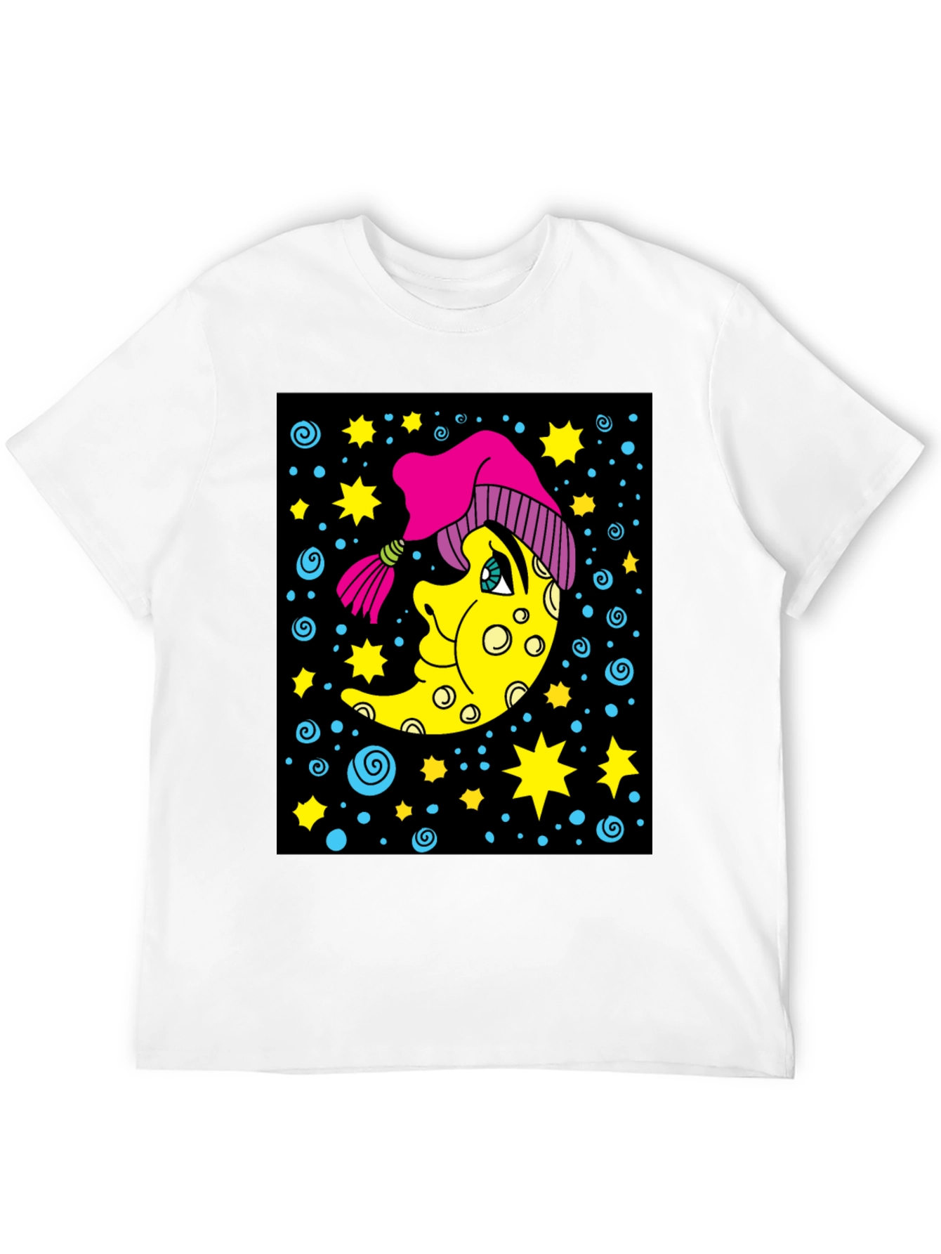 Cosmic Moon T-Shirt - Unique Graphic Tee