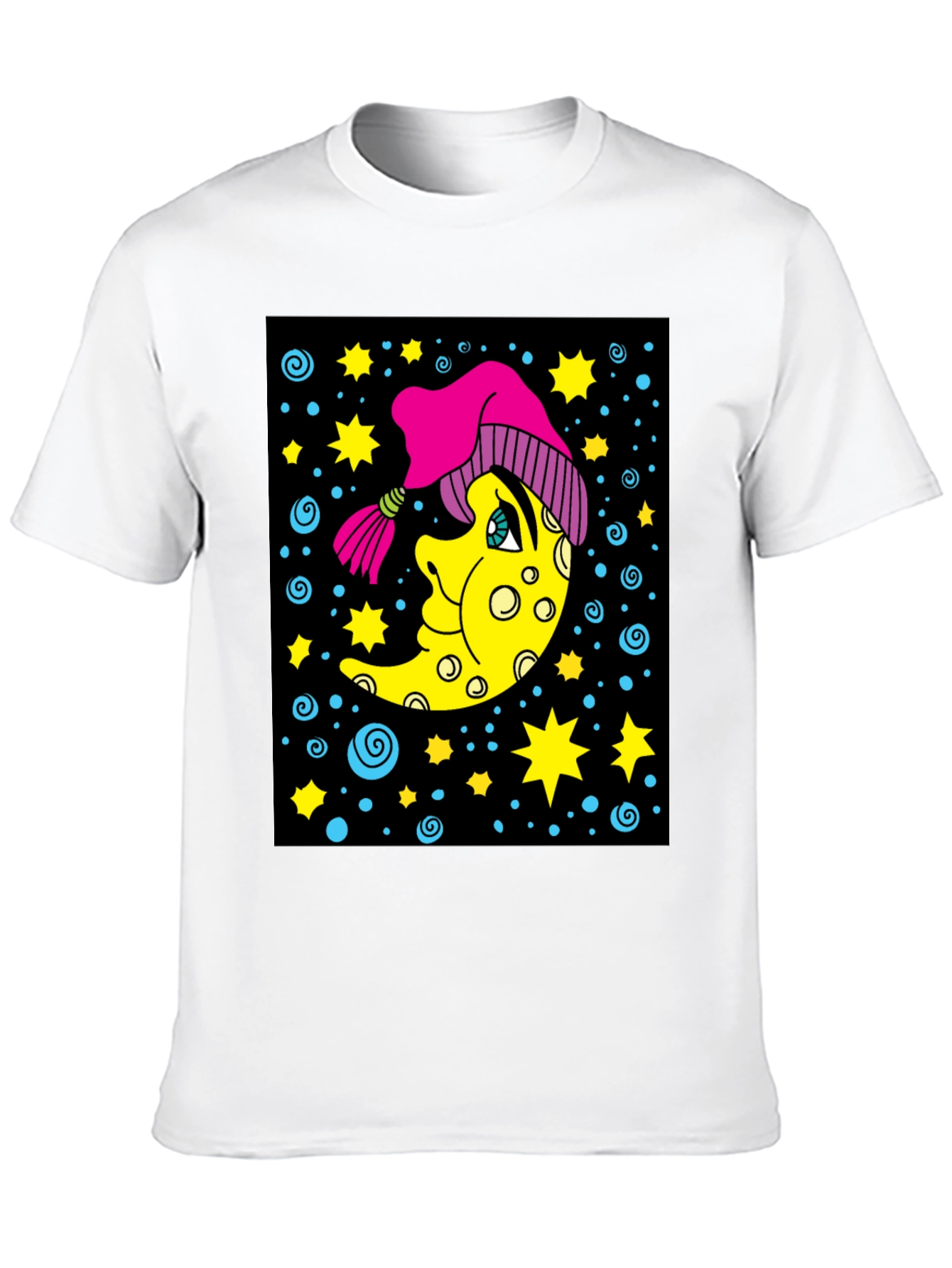 Cosmic Moon T-Shirt - Unique Graphic Tee