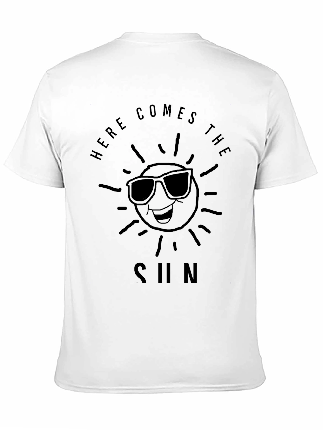 Here Comes The Sun Graphic Tee - Black
