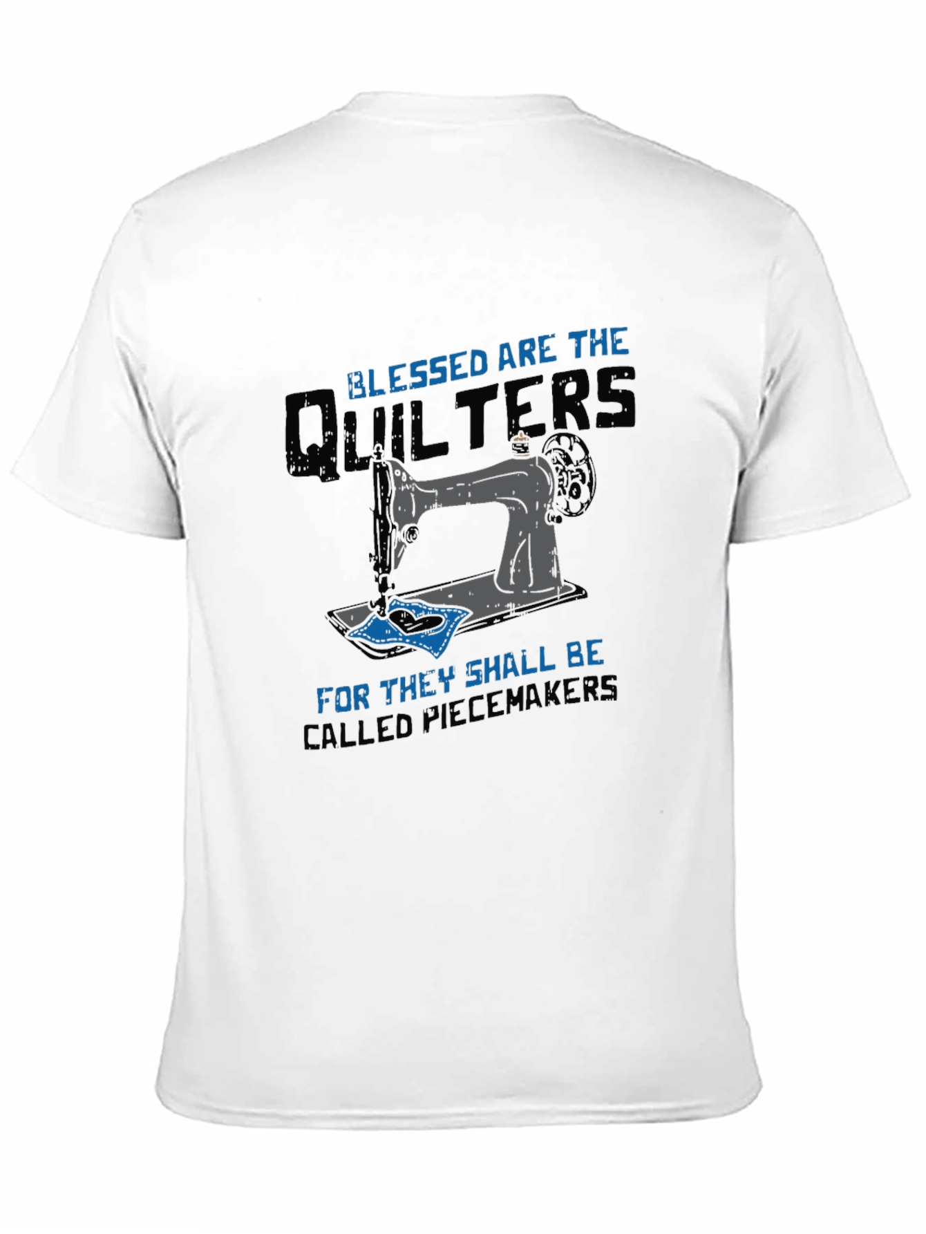 Blessed Quilters T-Shirt Sewing Machine Tee