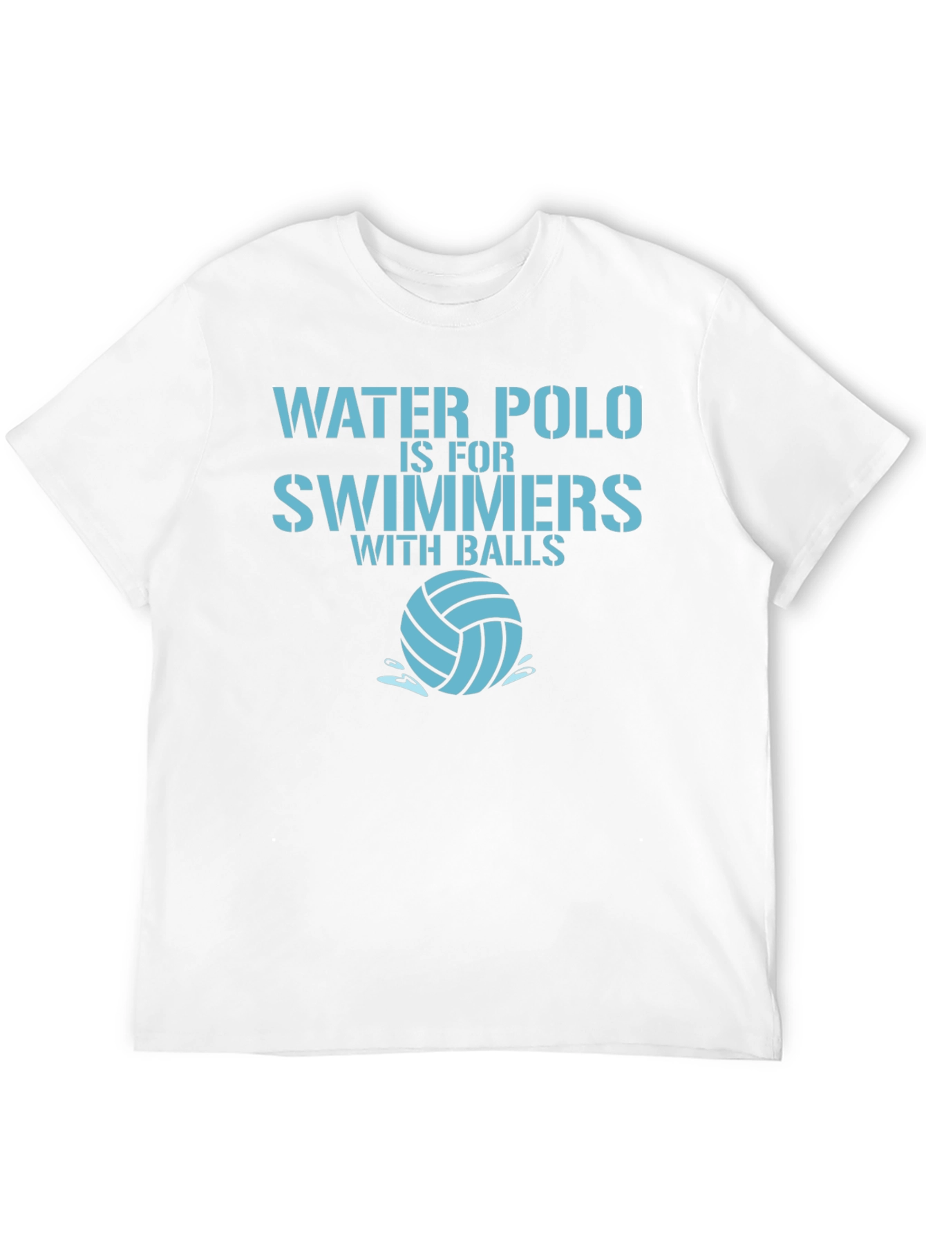 Water Polo Swimmers with Balls T-Shirt