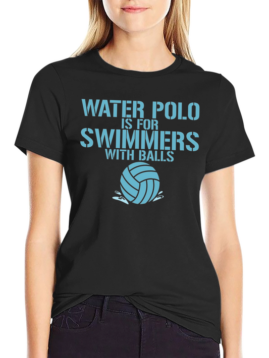 Water Polo Swimmers with Balls T-Shirt