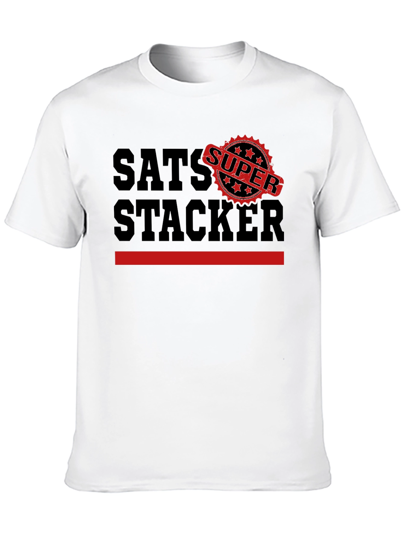 Sats Stacker Super Black T-Shirt