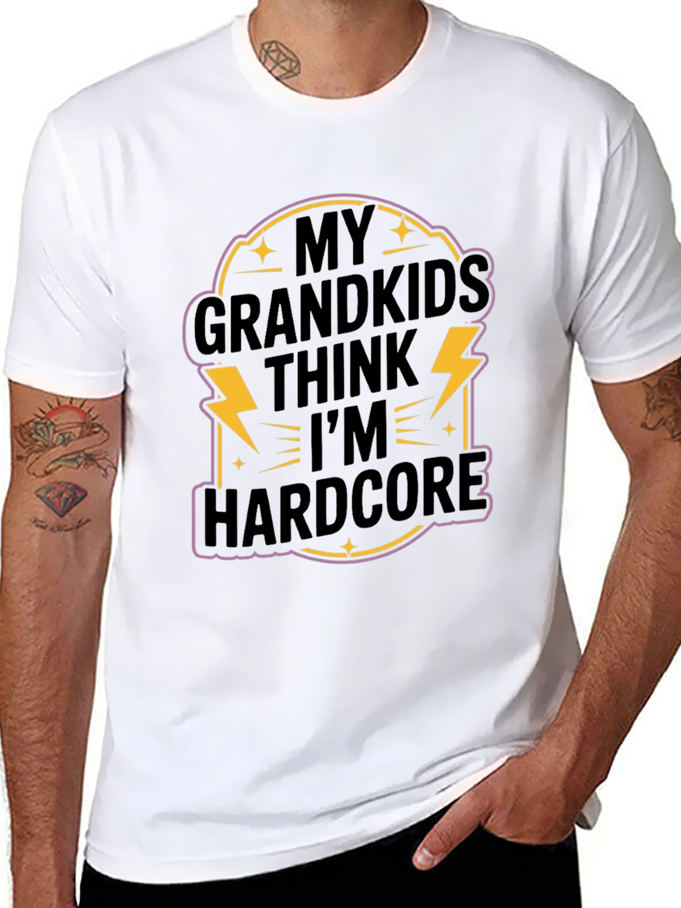 My Grandkids Think Im Hardcore T-Shirt