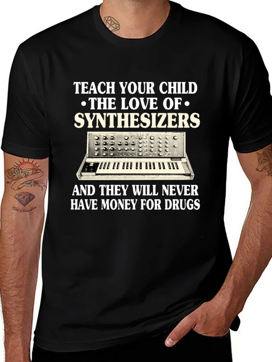 Teach Your Child Synthesizers Graphic T-Shirt