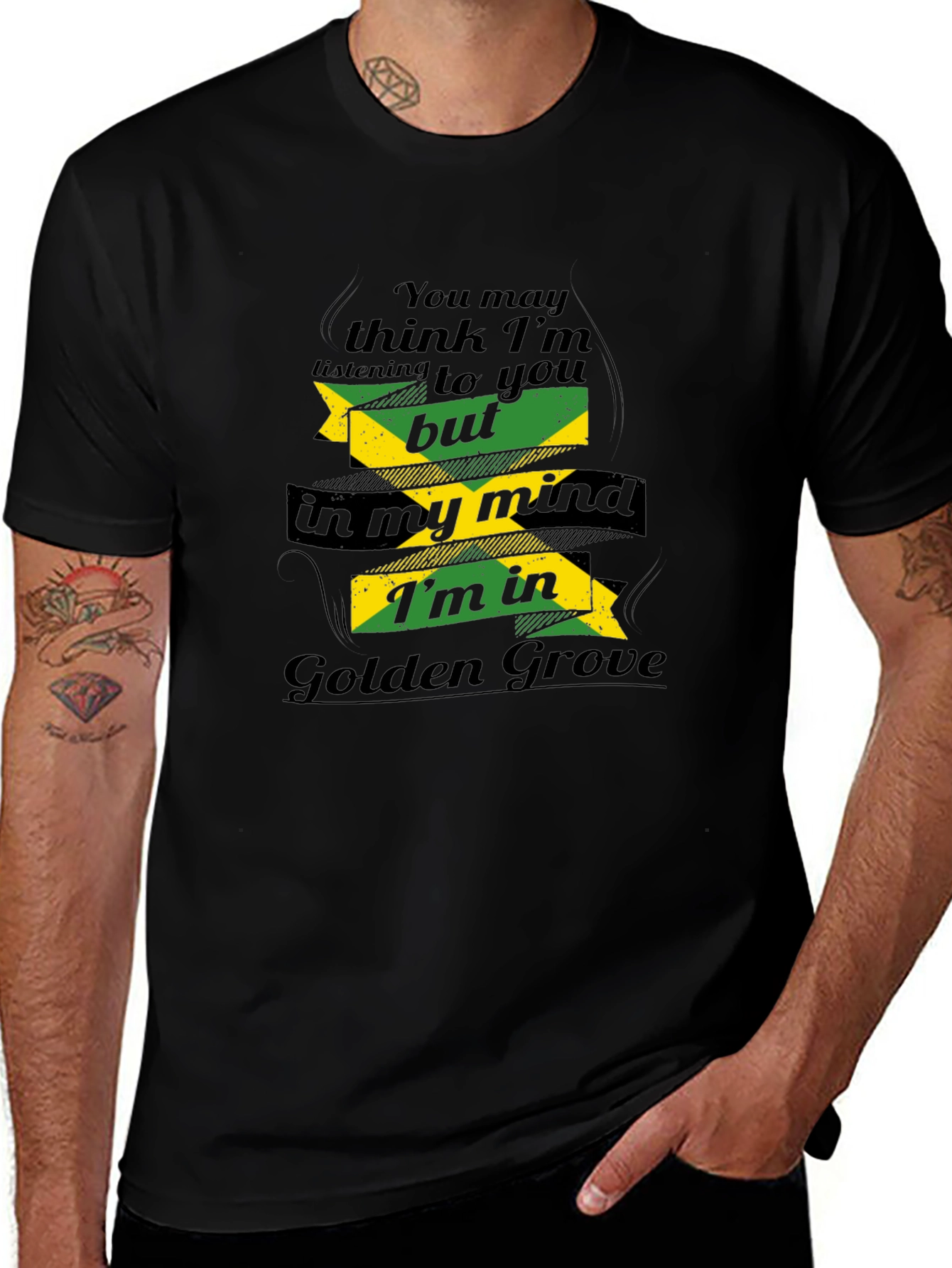 Golden Grove Mind T-Shirt - Jamaica Pride