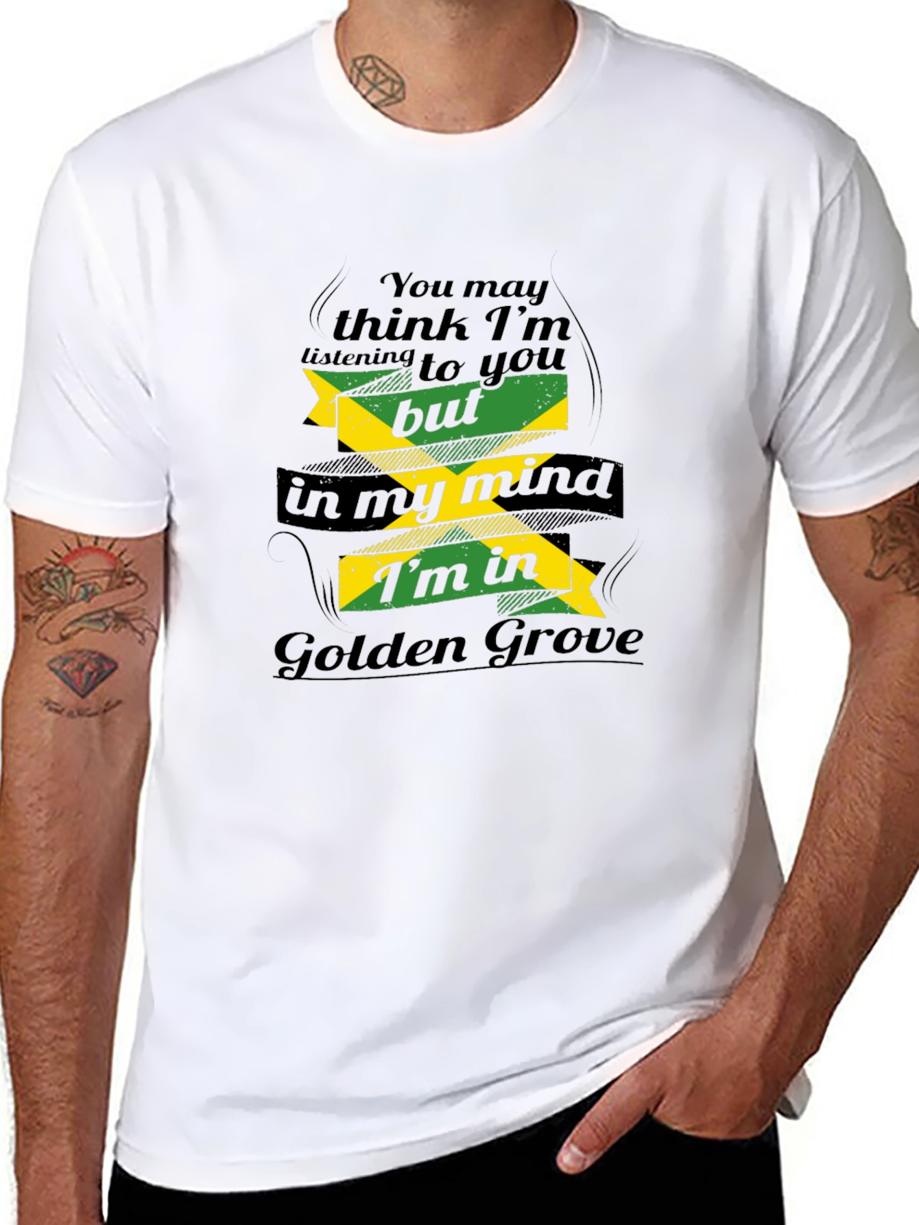 Golden Grove Mind T-Shirt - Jamaica Pride