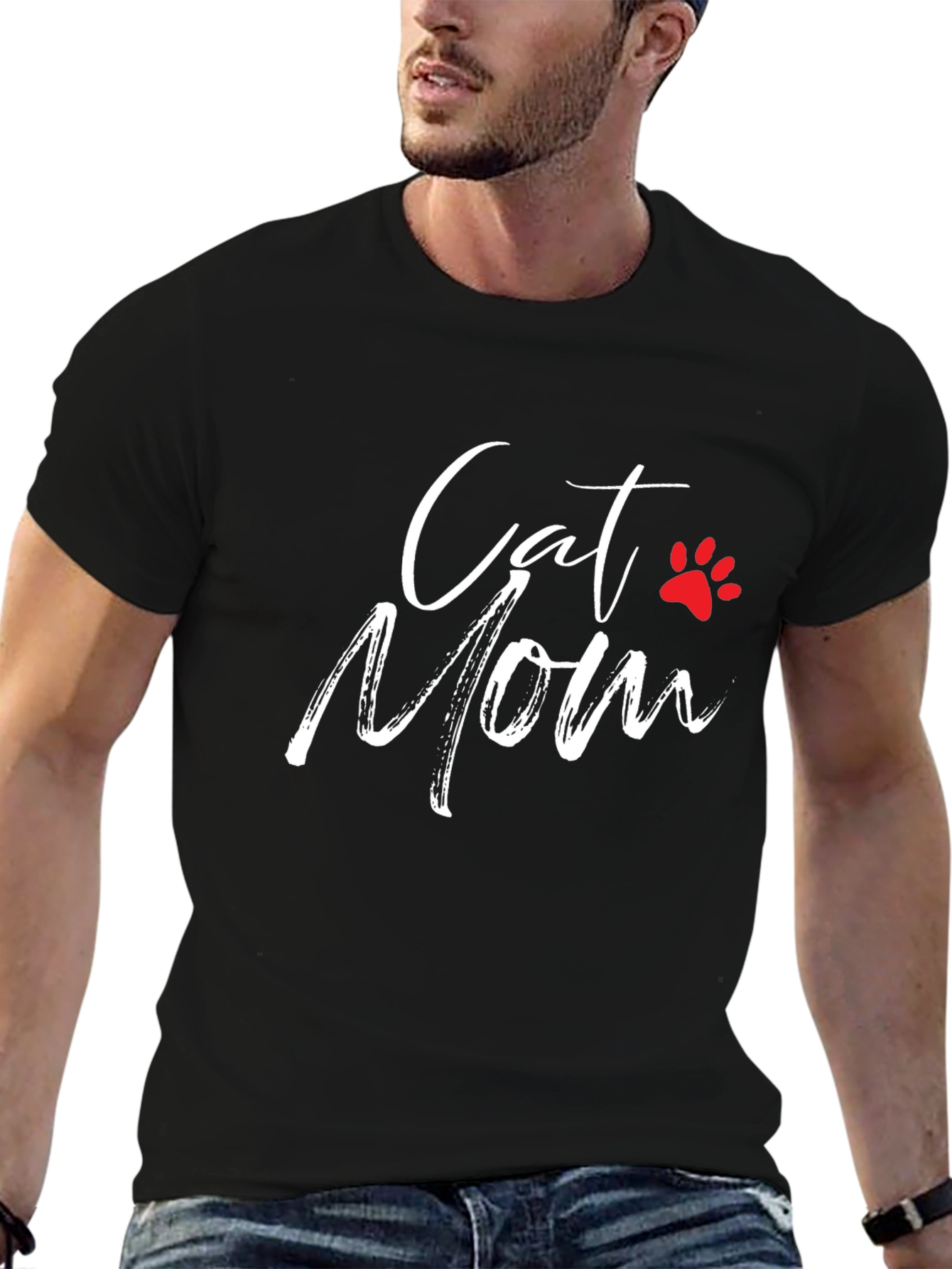 Cat Mom T-Shirt - Cute Pet Lover Tee