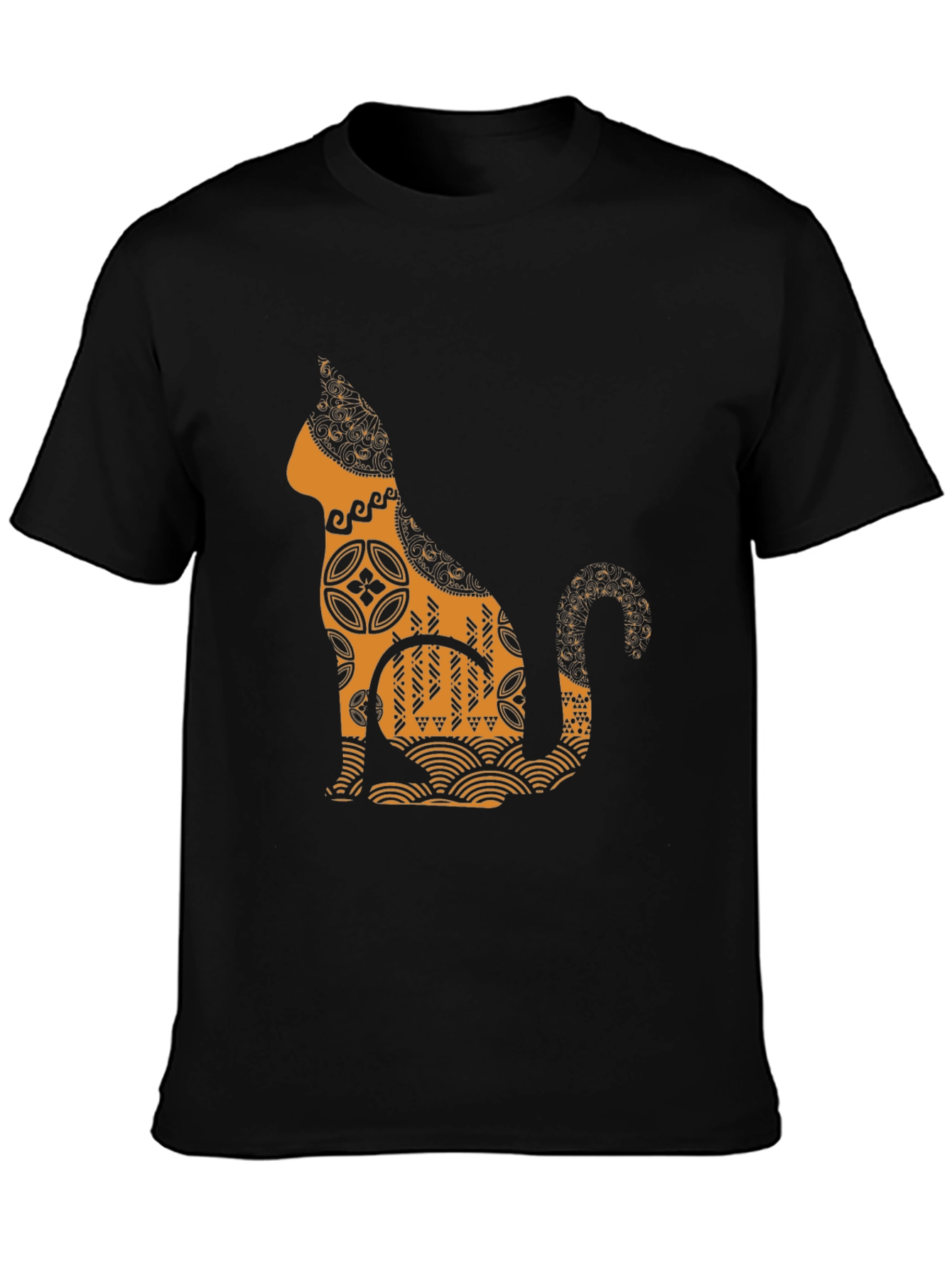 Cool Cat Graphic Tee - Black