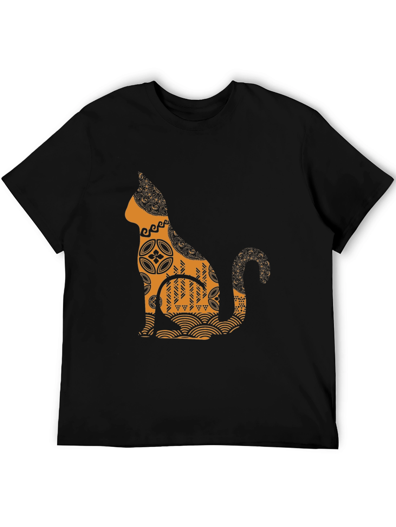 Cool Cat Graphic Tee - Black