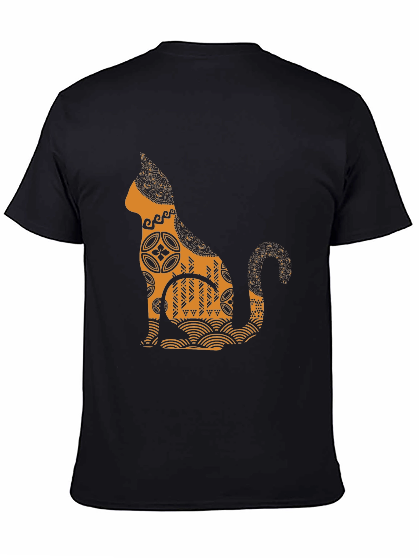 Cool Cat Graphic Tee - Black