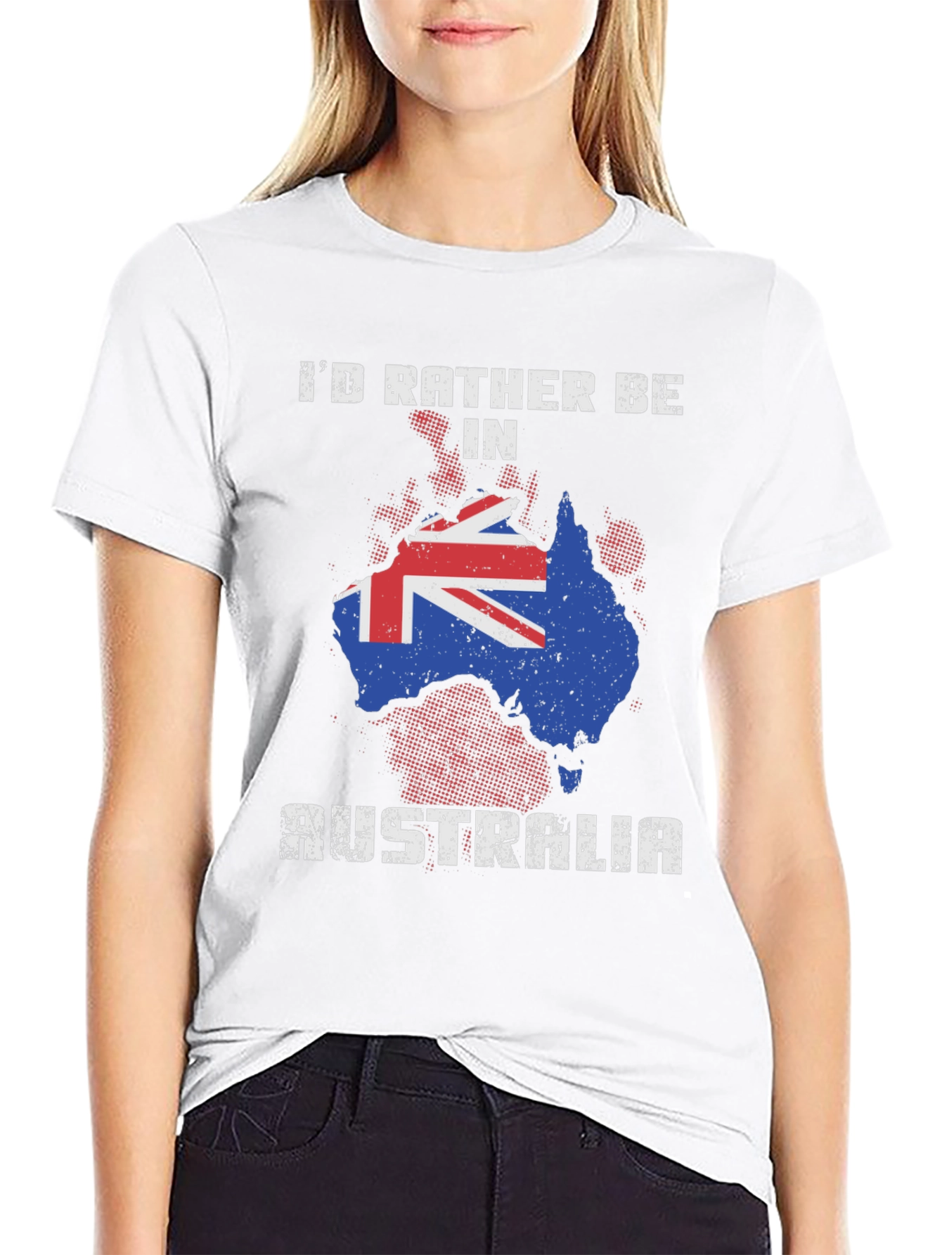 Id Rather Be in Australia Graphic T-Shirt