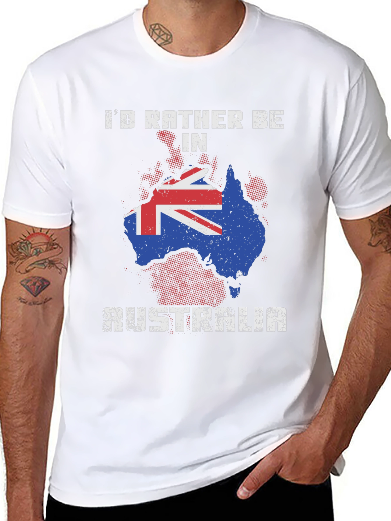 Id Rather Be in Australia Graphic T-Shirt