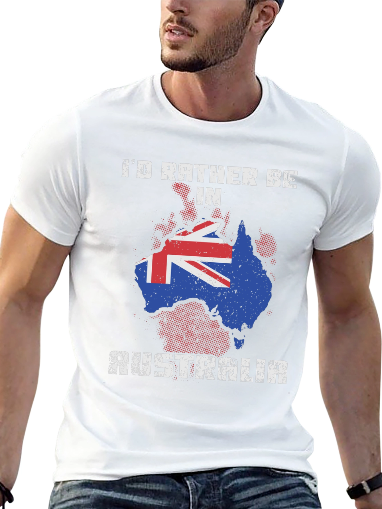 Id Rather Be in Australia Graphic T-Shirt