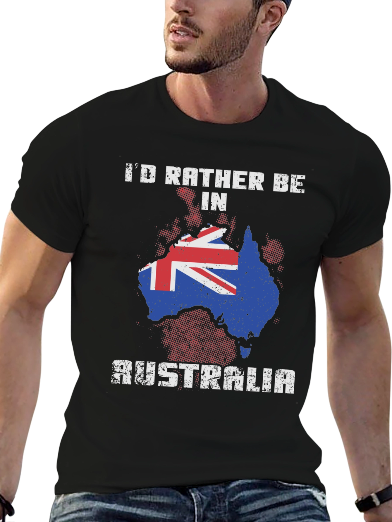 Id Rather Be in Australia Graphic T-Shirt