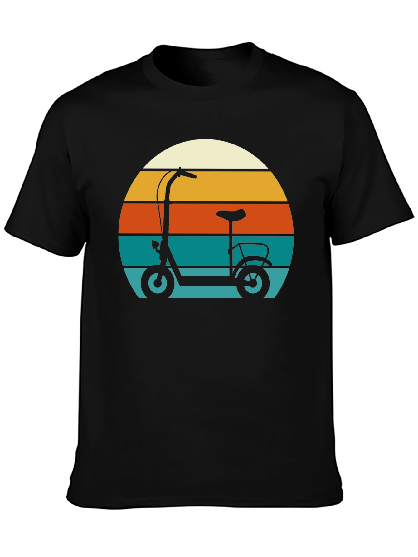 Retro Scooter Graphic T-Shirt