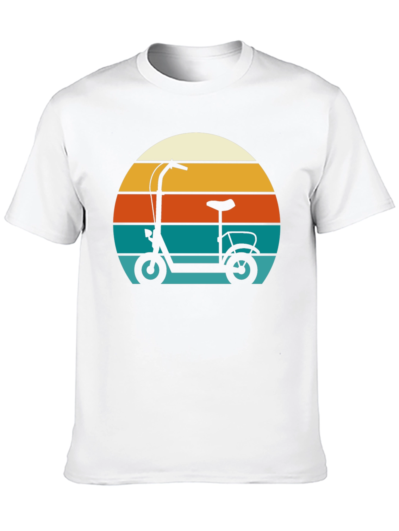Retro Scooter Graphic T-Shirt