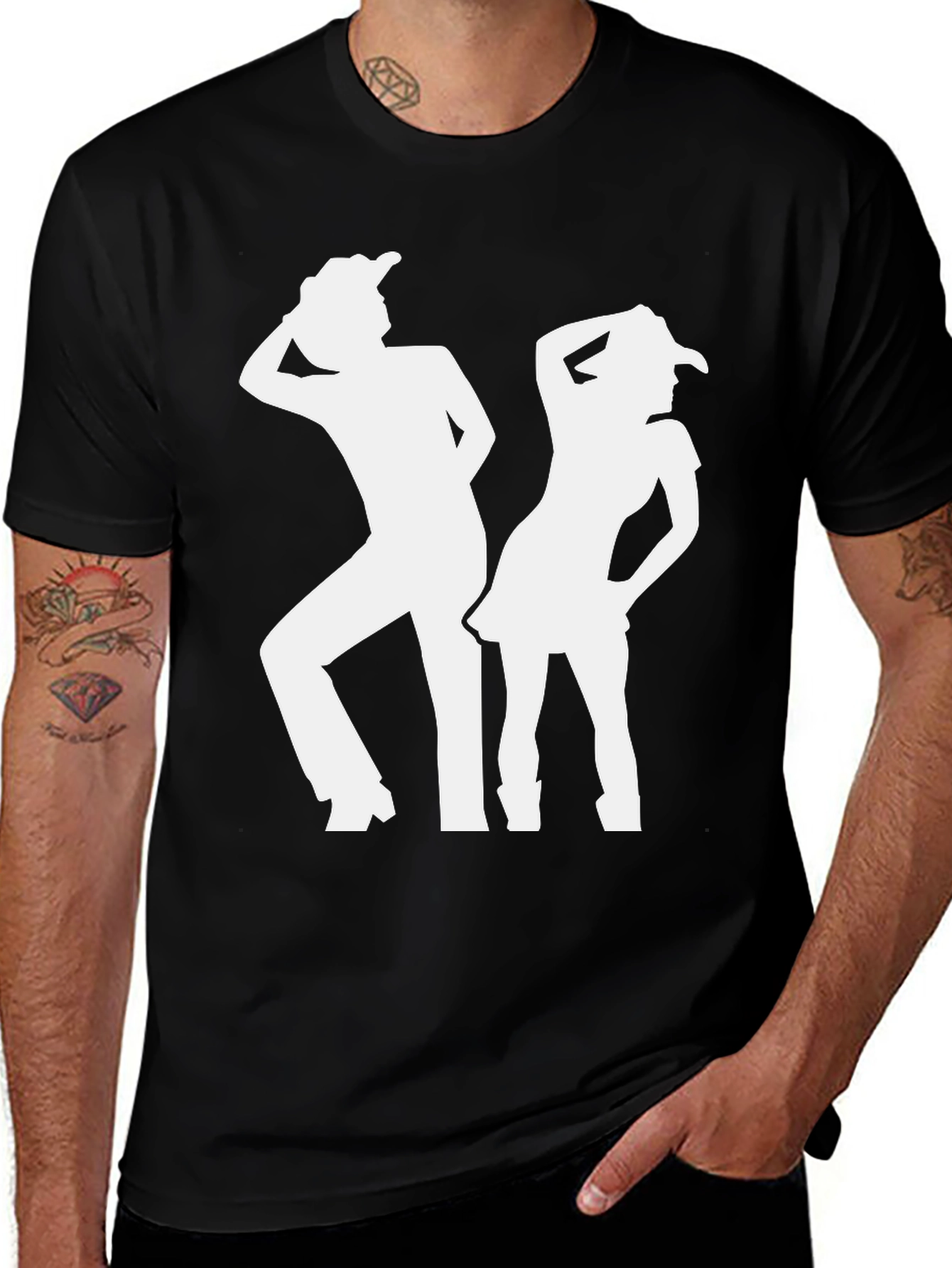 Retro Dance Silhouette T-Shirt