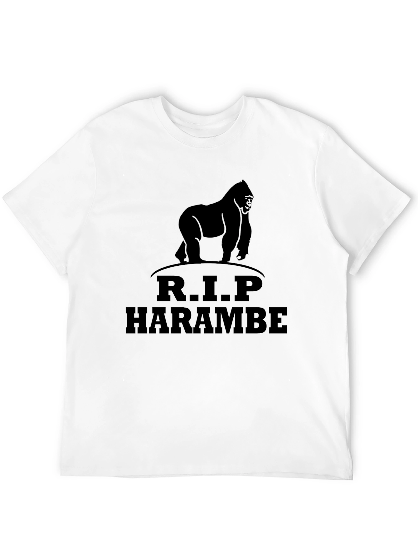 R.I.P. Harambe Gorilla Graphic Tee