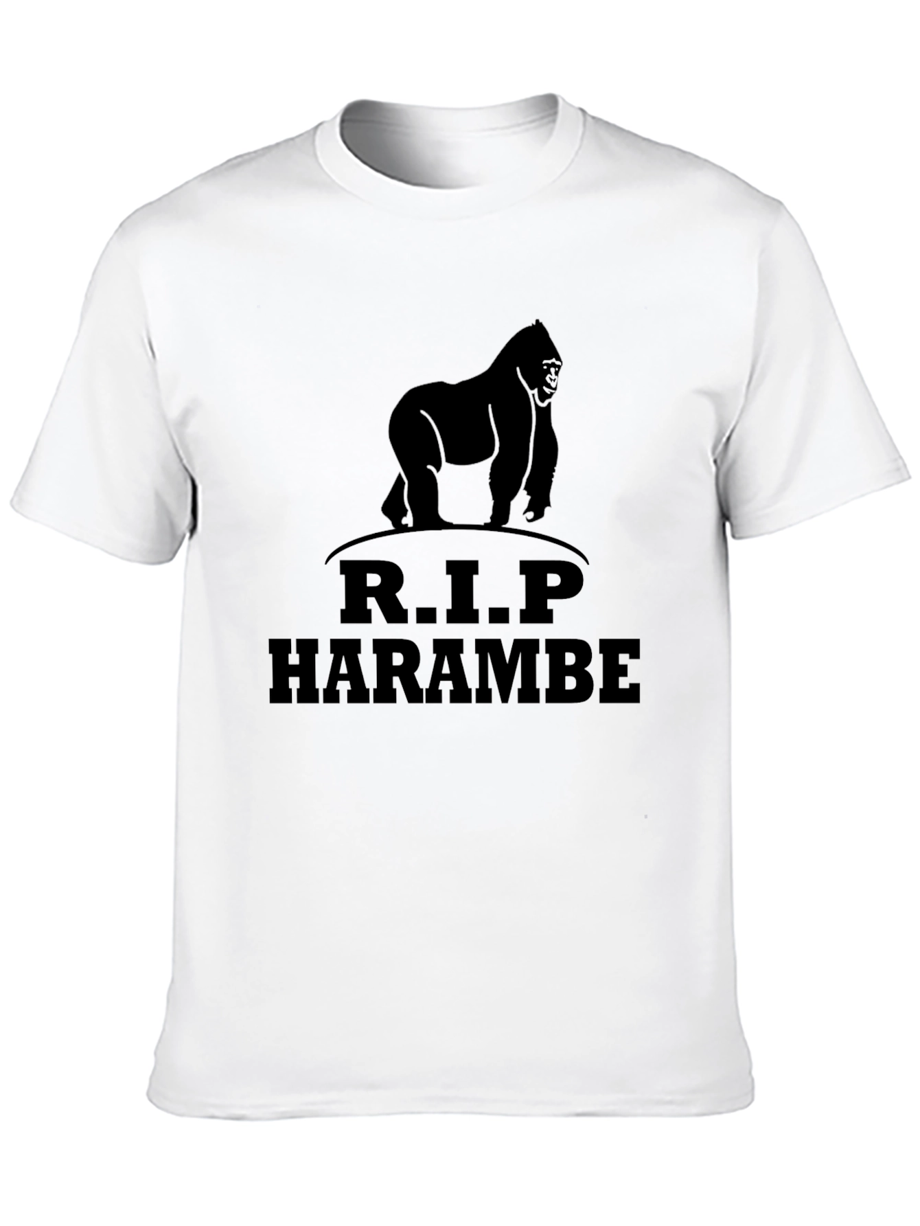 R.I.P. Harambe Gorilla Graphic Tee