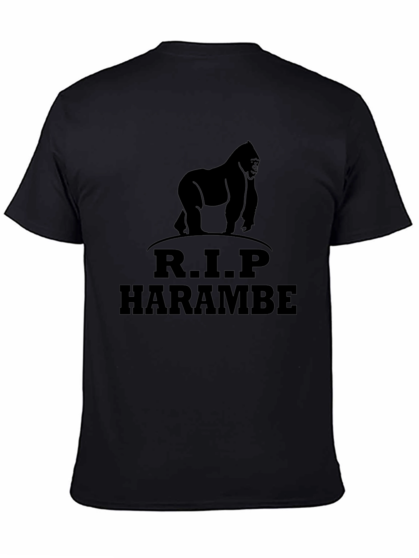 R.I.P. Harambe Gorilla Graphic Tee
