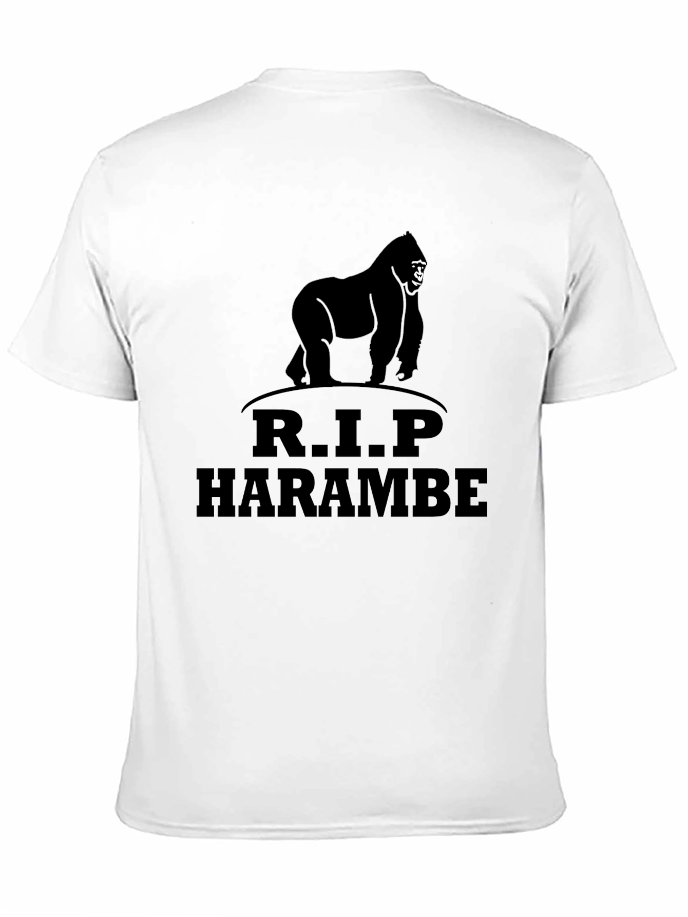 R.I.P. Harambe Gorilla Graphic Tee