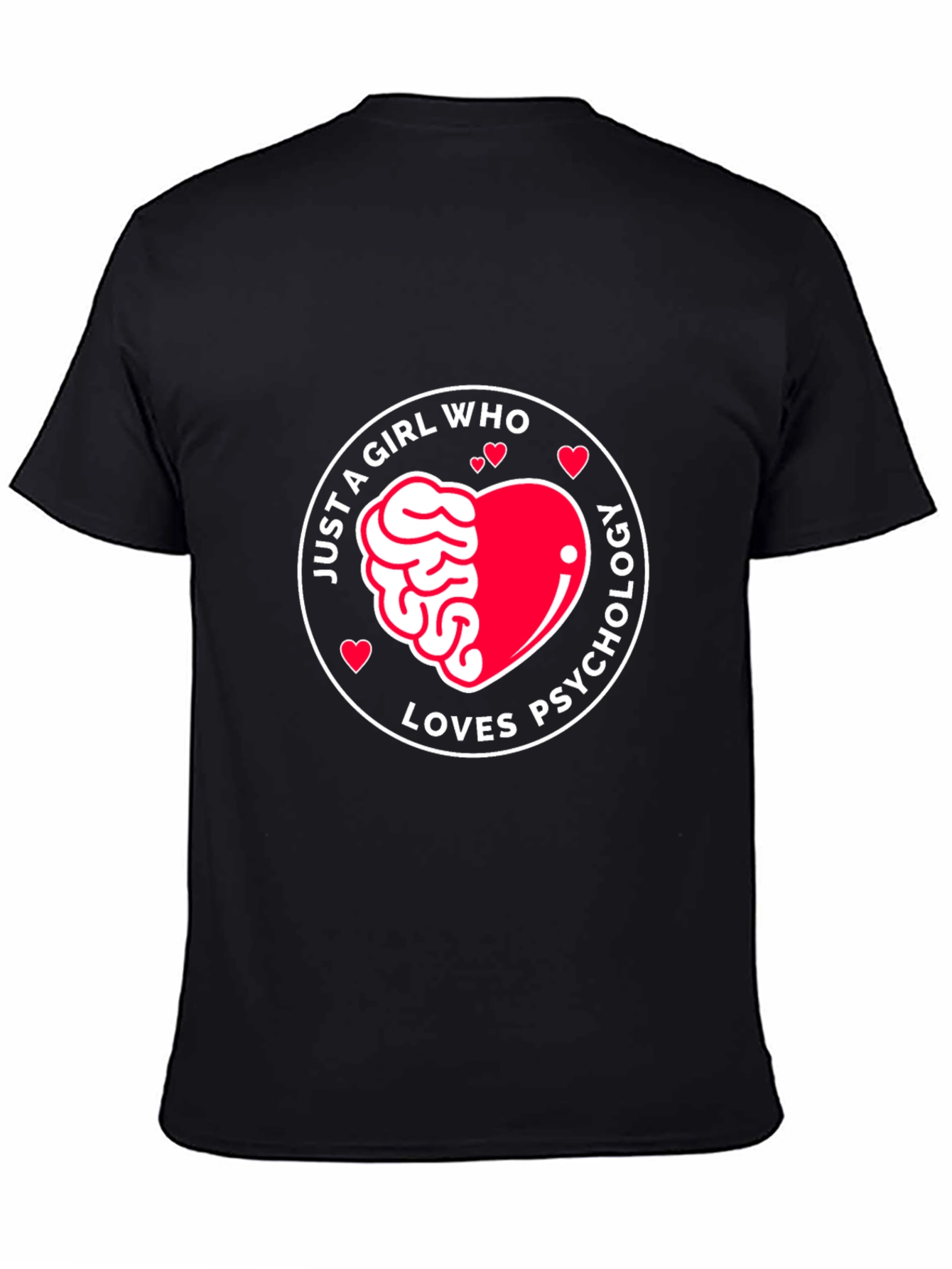Just a Girl Who Loves Psychology T-Shirt