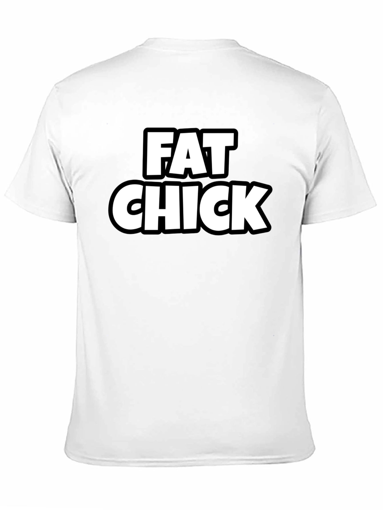 Fat Chick Graphic Tee - Black T-Shirt