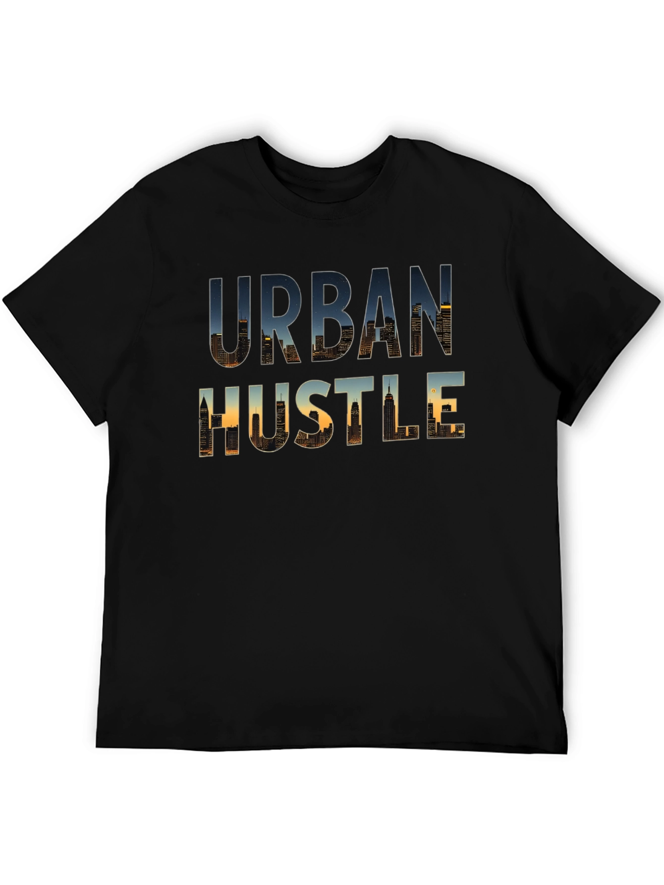 Urban Hustle T-Shirt - Cityscape Design